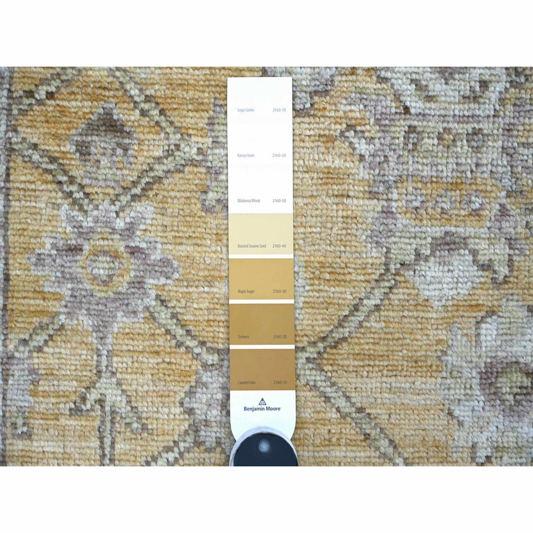 Oushak-And-Peshawar-Hand-Knotted-Rug-111545