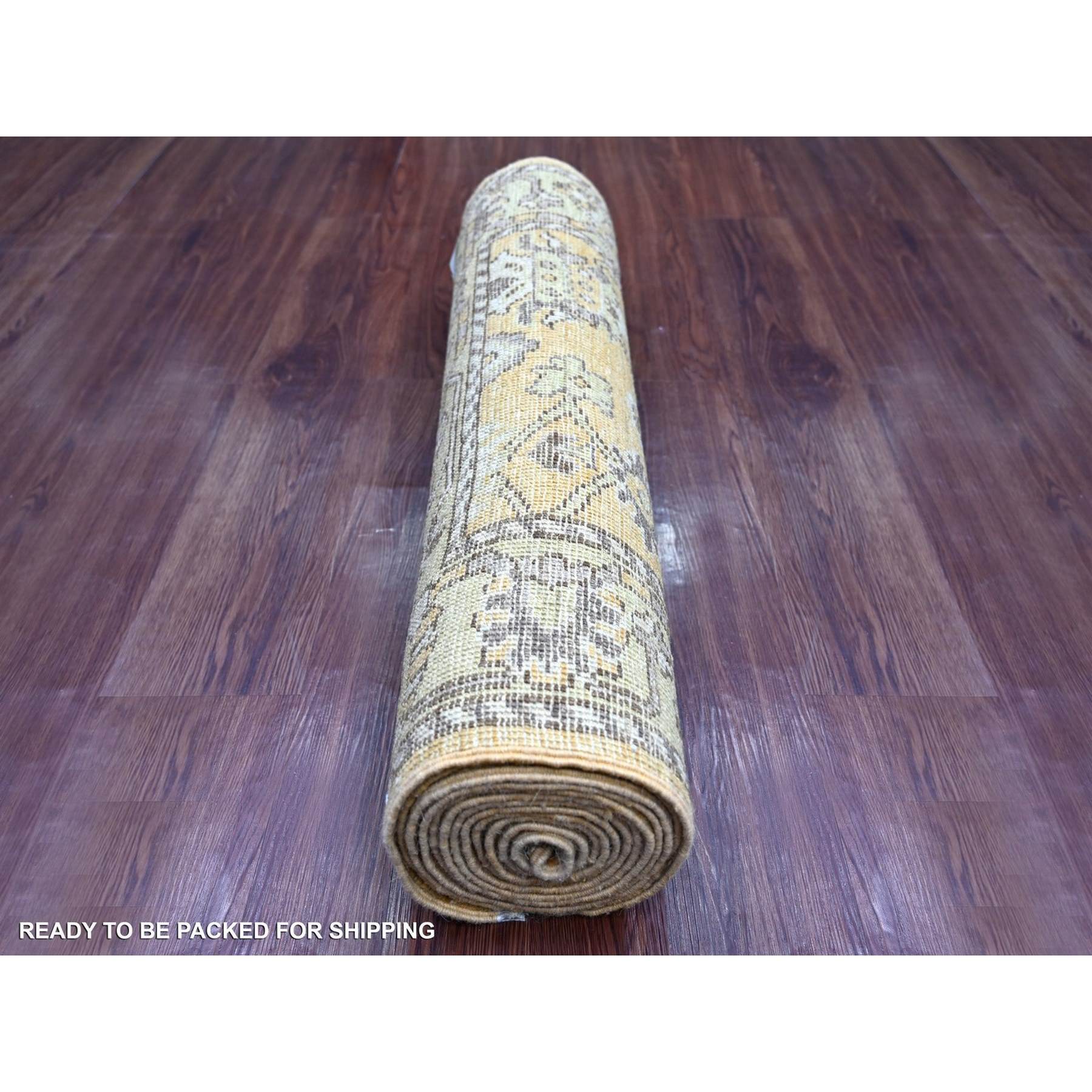 Oushak-And-Peshawar-Hand-Knotted-Rug-111545