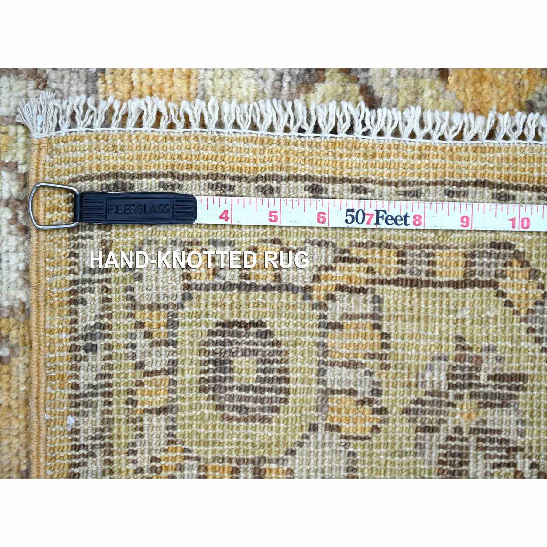 Oushak-And-Peshawar-Hand-Knotted-Rug-111545