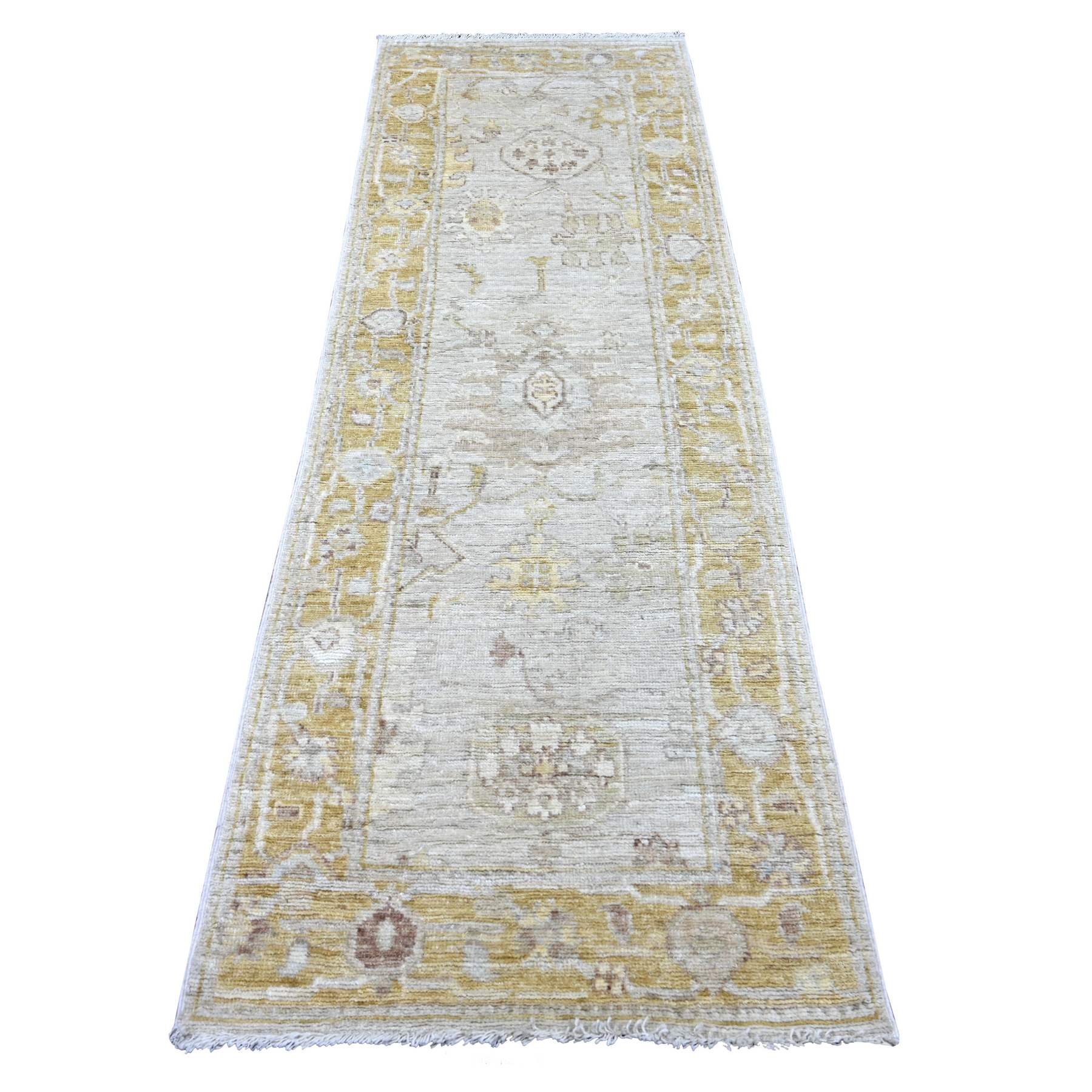 Oushak-And-Peshawar-Hand-Knotted-Rug-111550
