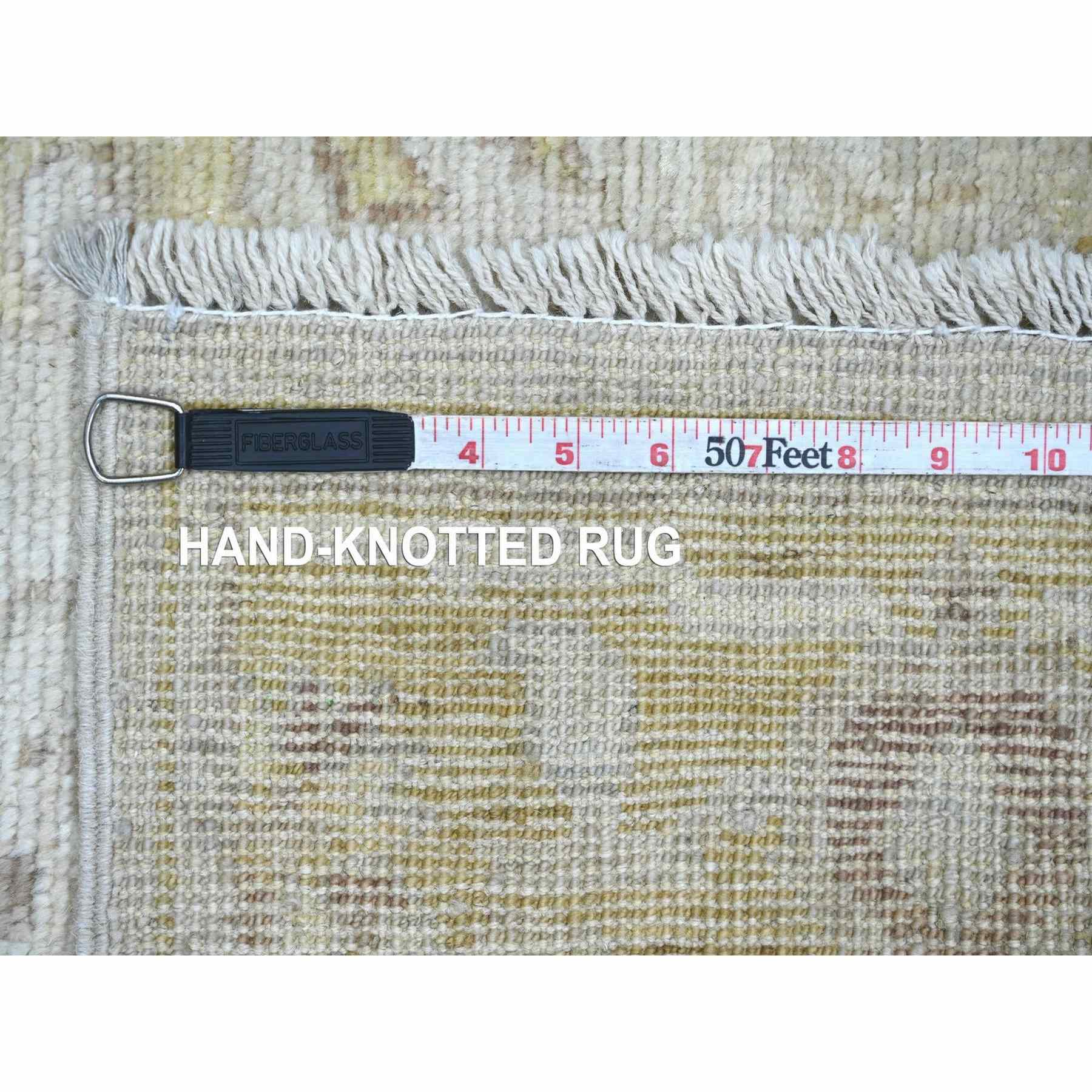 Oushak-And-Peshawar-Hand-Knotted-Rug-111550