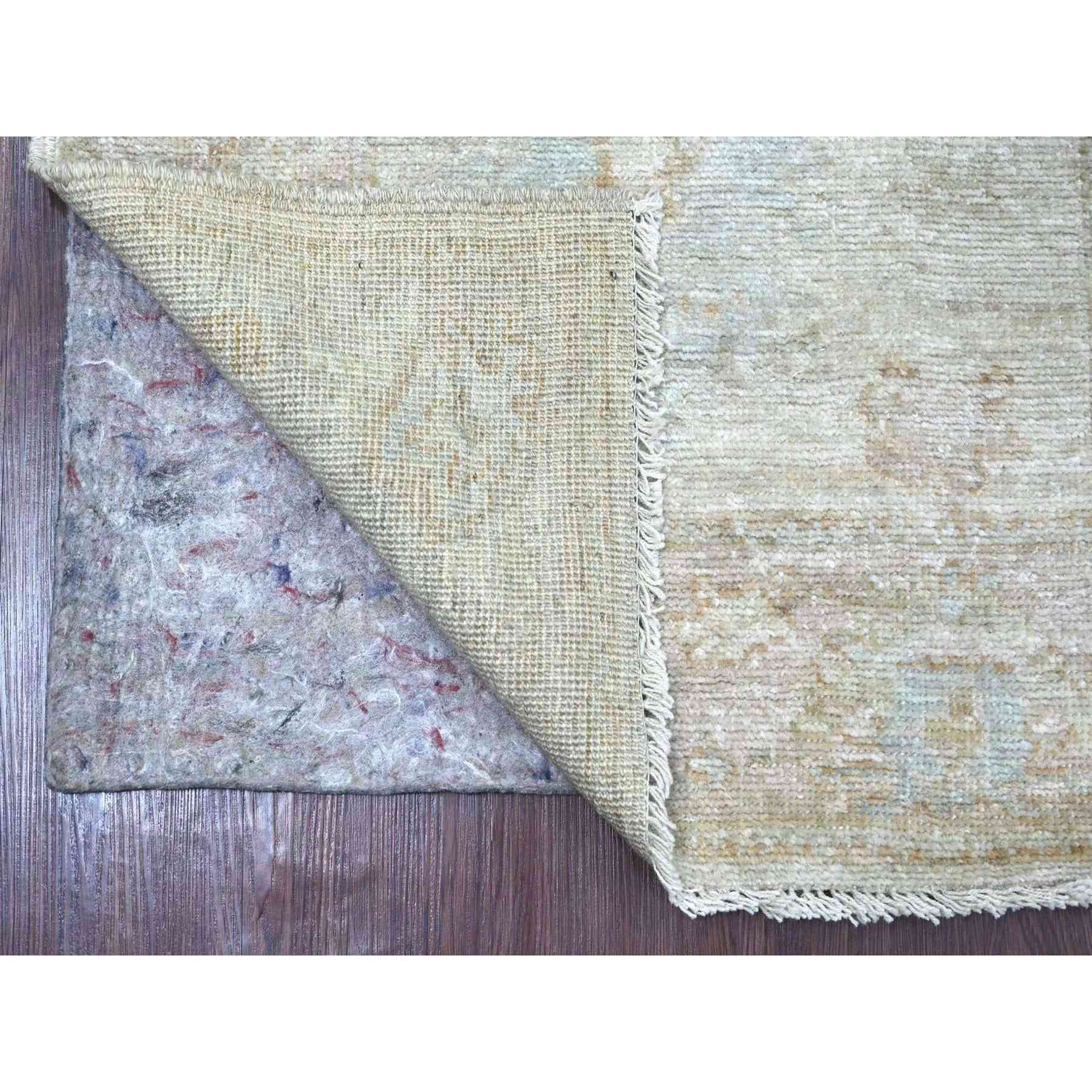 Oushak-And-Peshawar-Hand-Knotted-Rug-111555