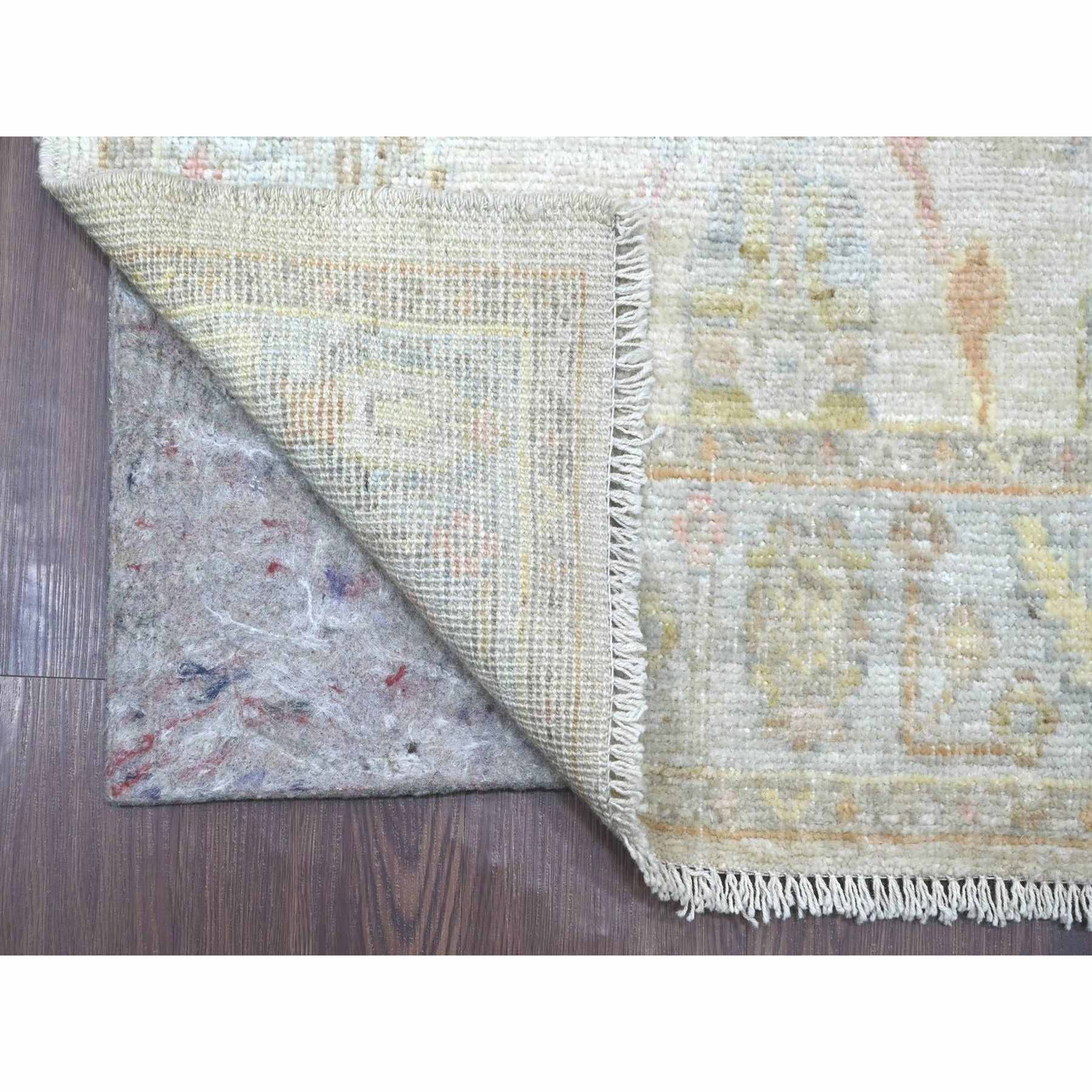Oushak-And-Peshawar-Hand-Knotted-Rug-111565