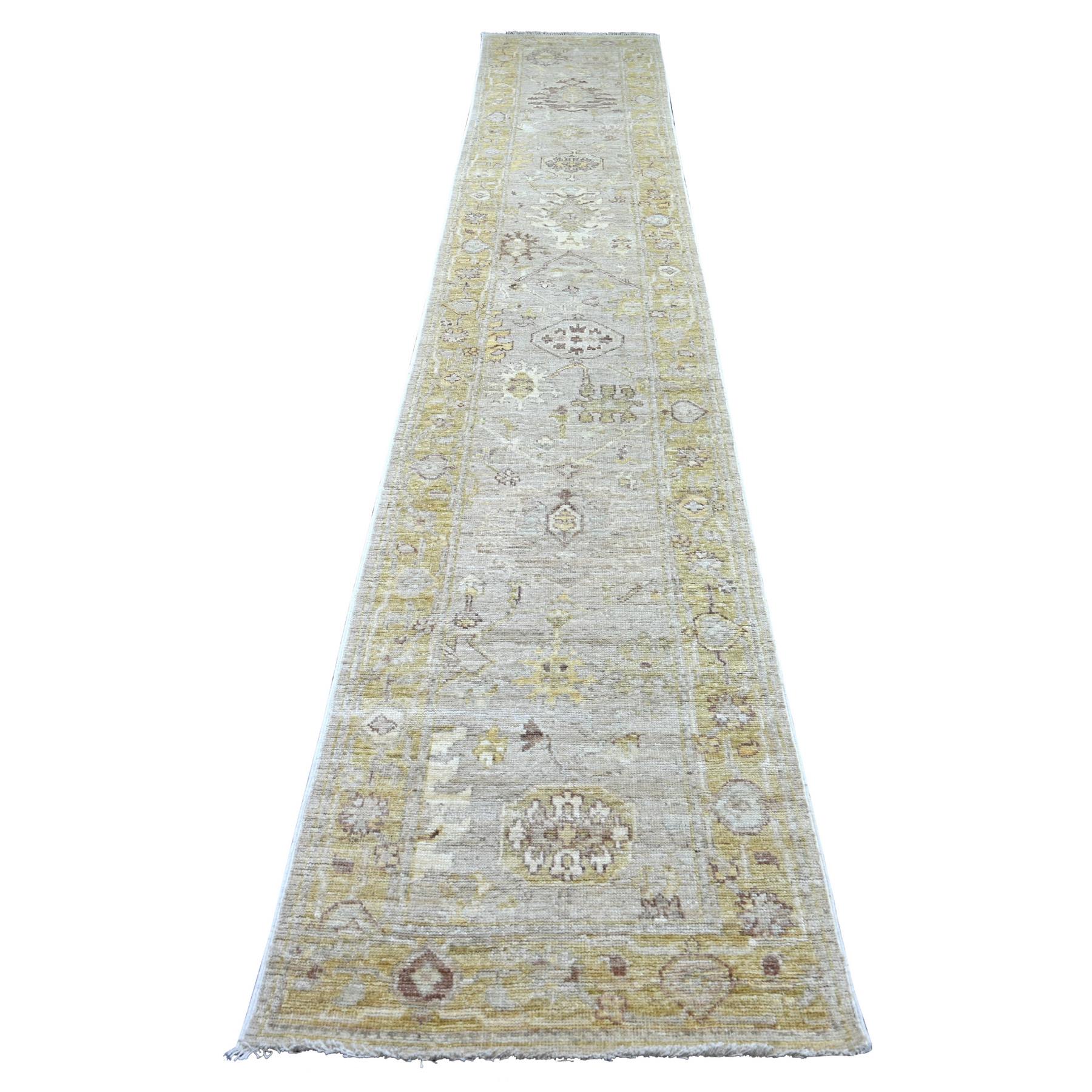 Oushak-And-Peshawar-Hand-Knotted-Rug-111570