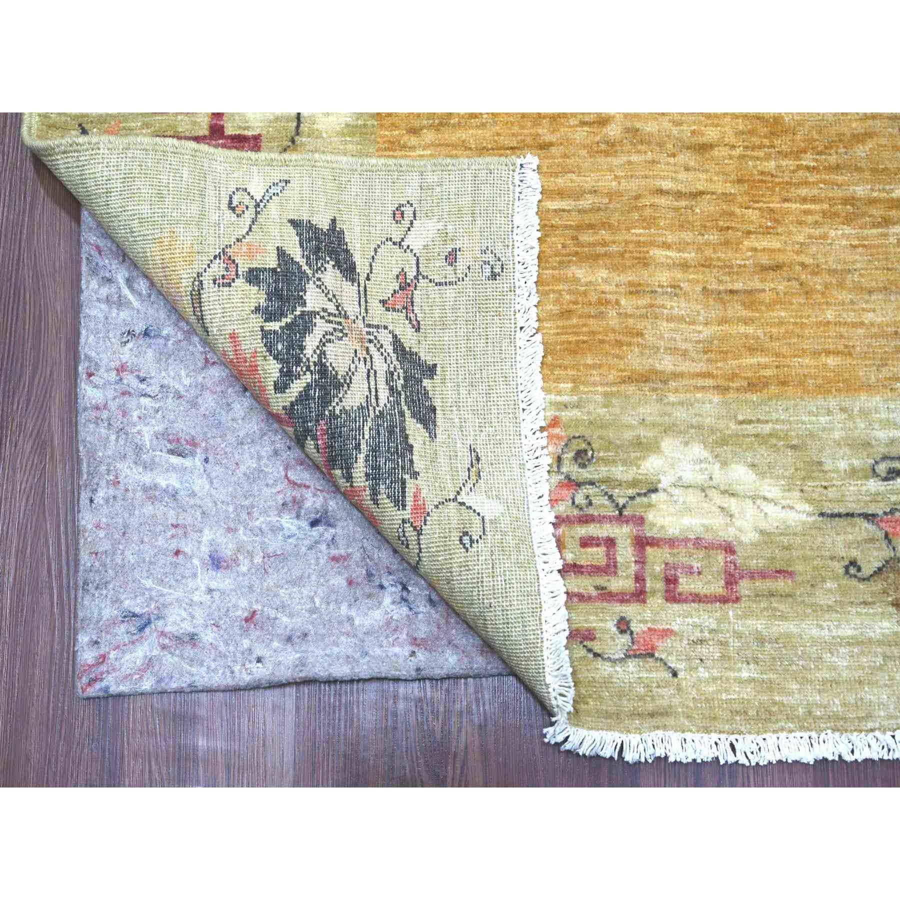 Oushak-And-Peshawar-Hand-Knotted-Rug-111660
