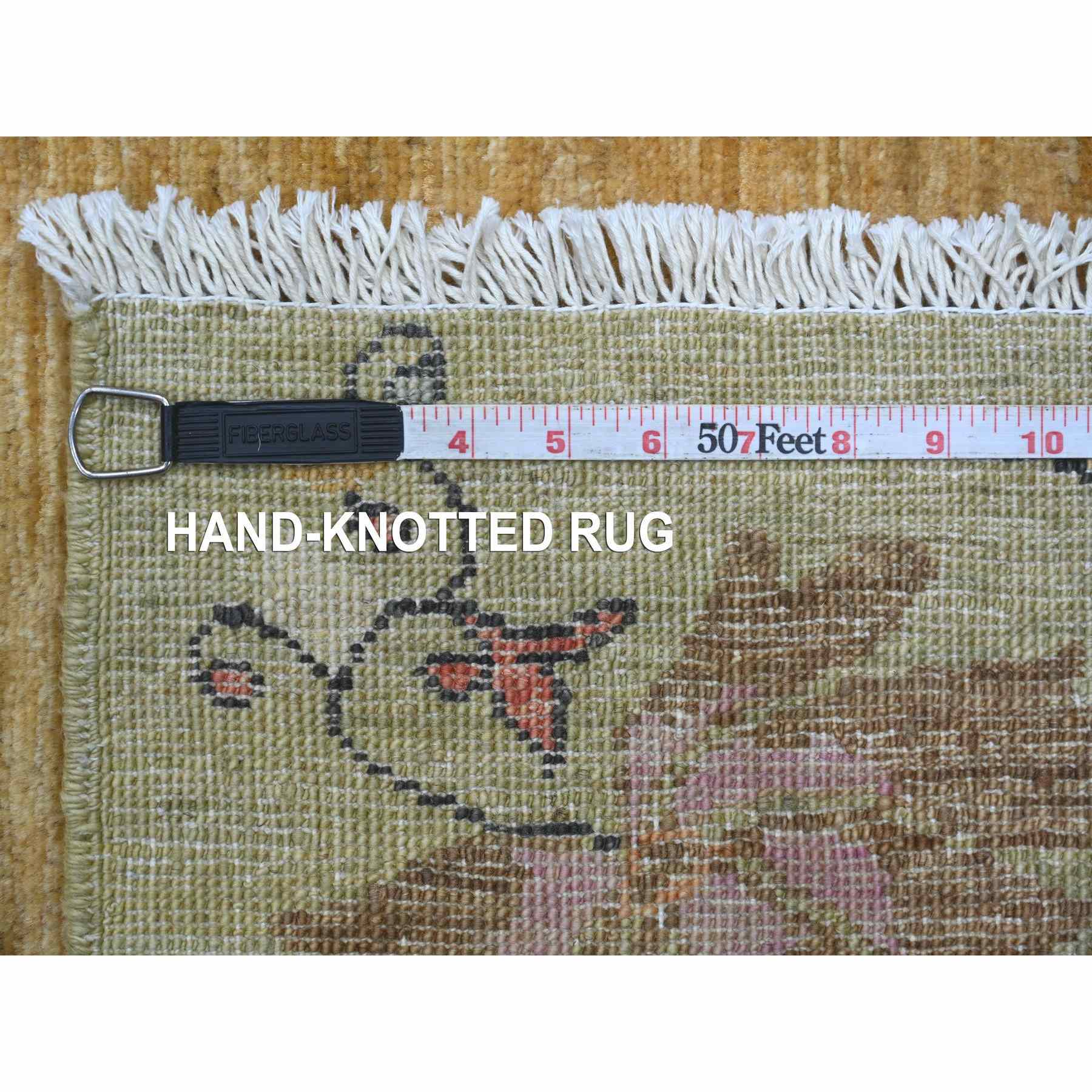 Oushak-And-Peshawar-Hand-Knotted-Rug-111660