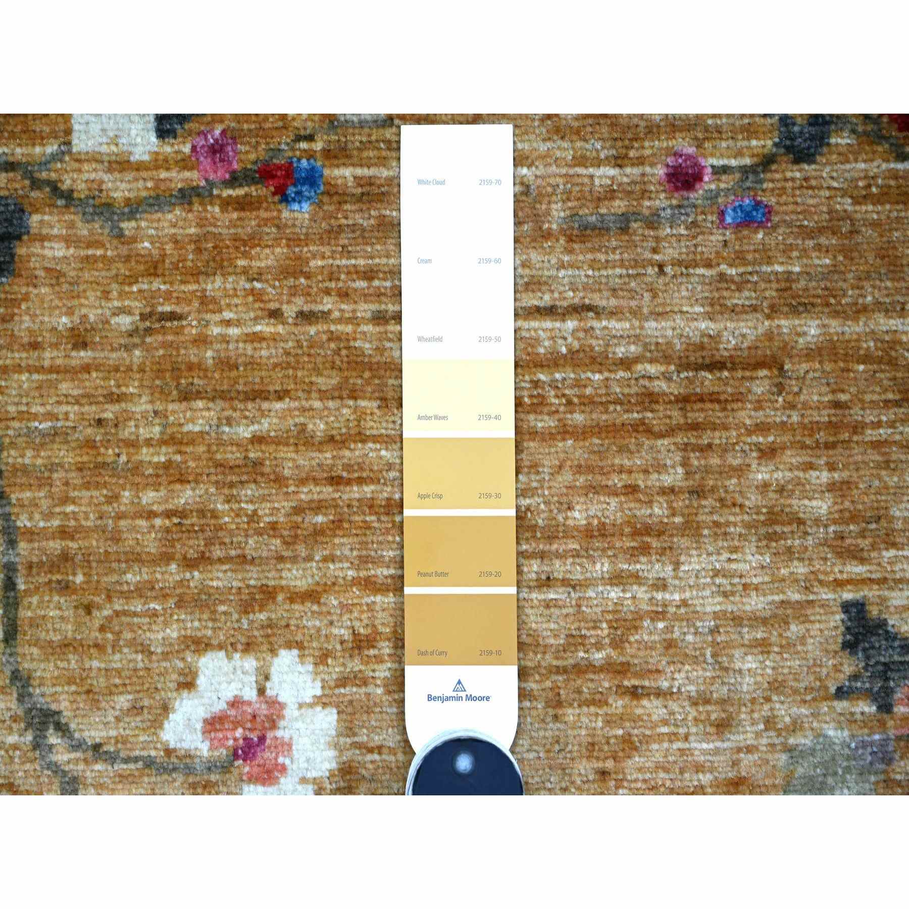 Oushak-And-Peshawar-Hand-Knotted-Rug-111665