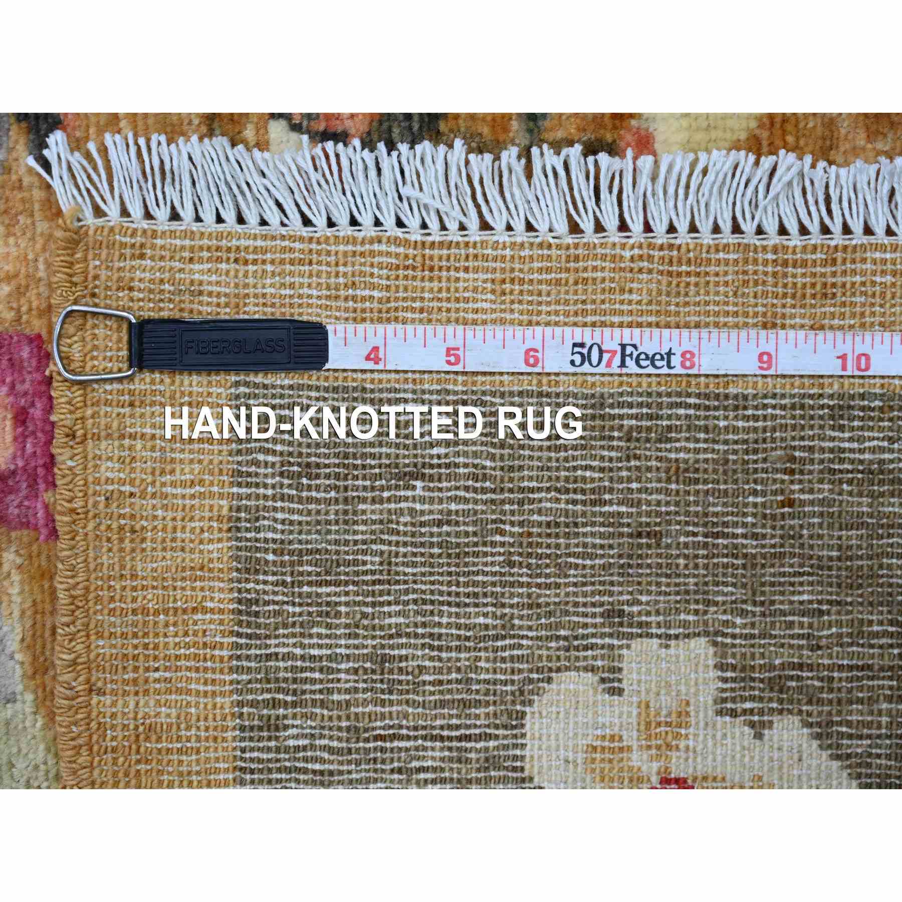 Oushak-And-Peshawar-Hand-Knotted-Rug-111665