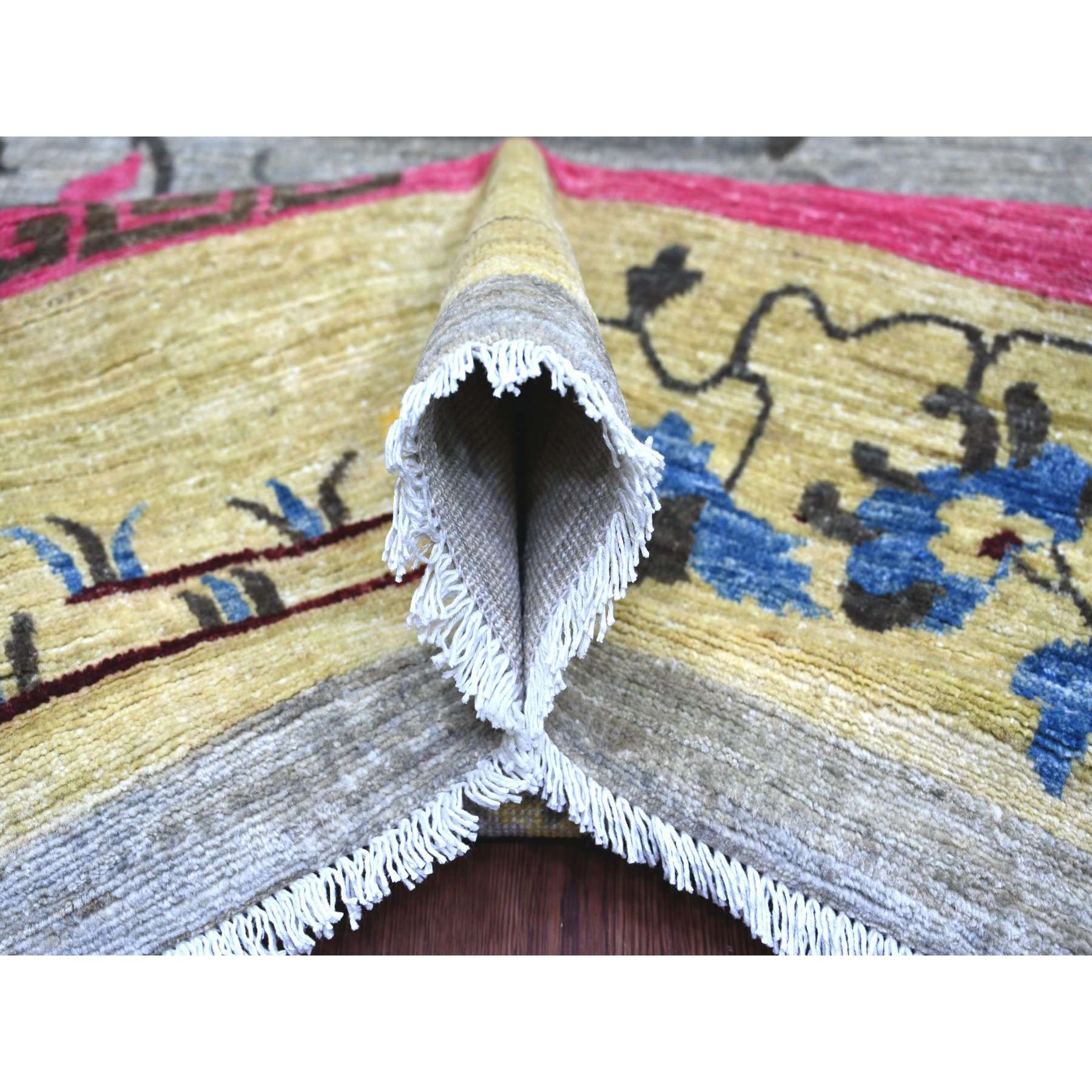 Oushak-And-Peshawar-Hand-Knotted-Rug-111675