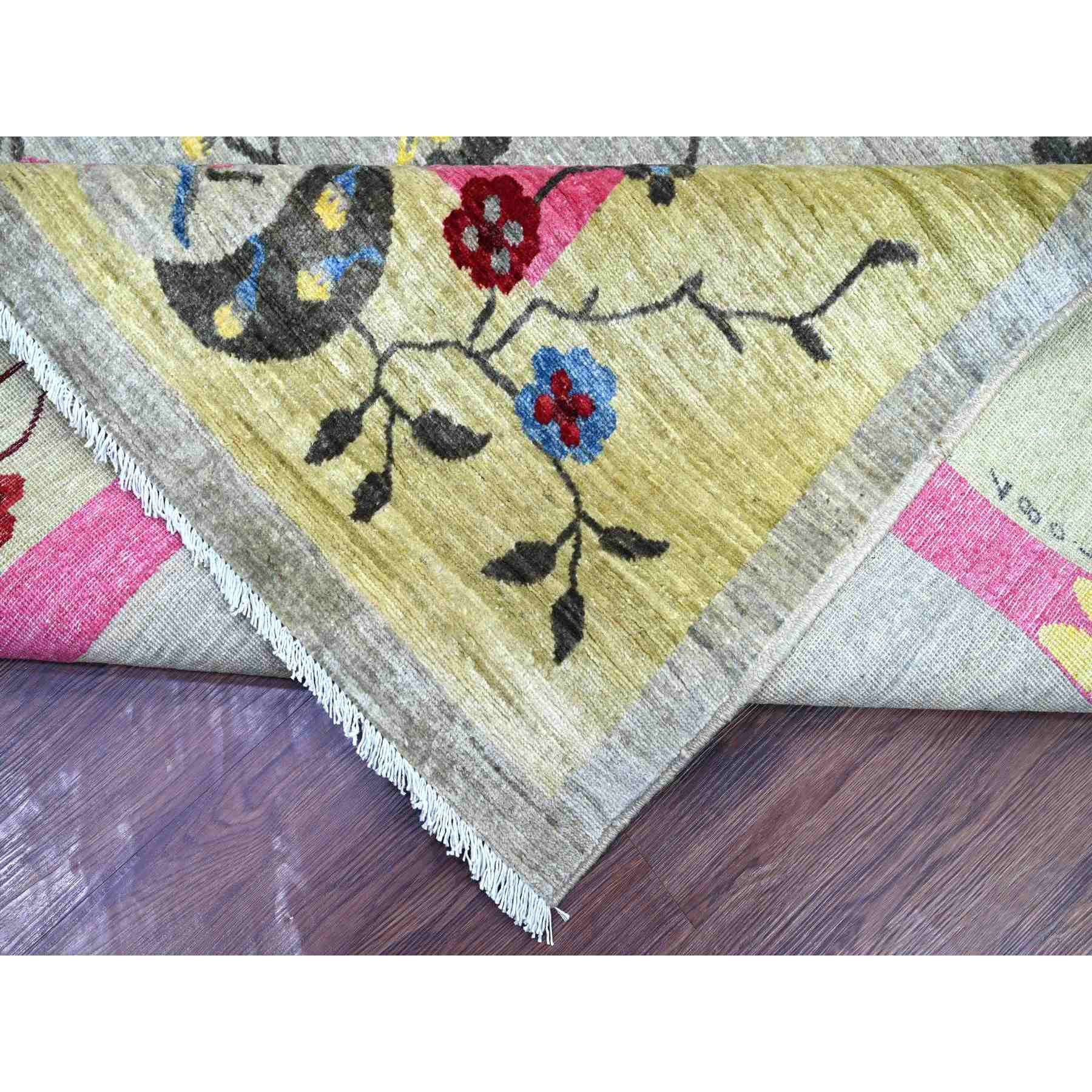 Oushak-And-Peshawar-Hand-Knotted-Rug-111675