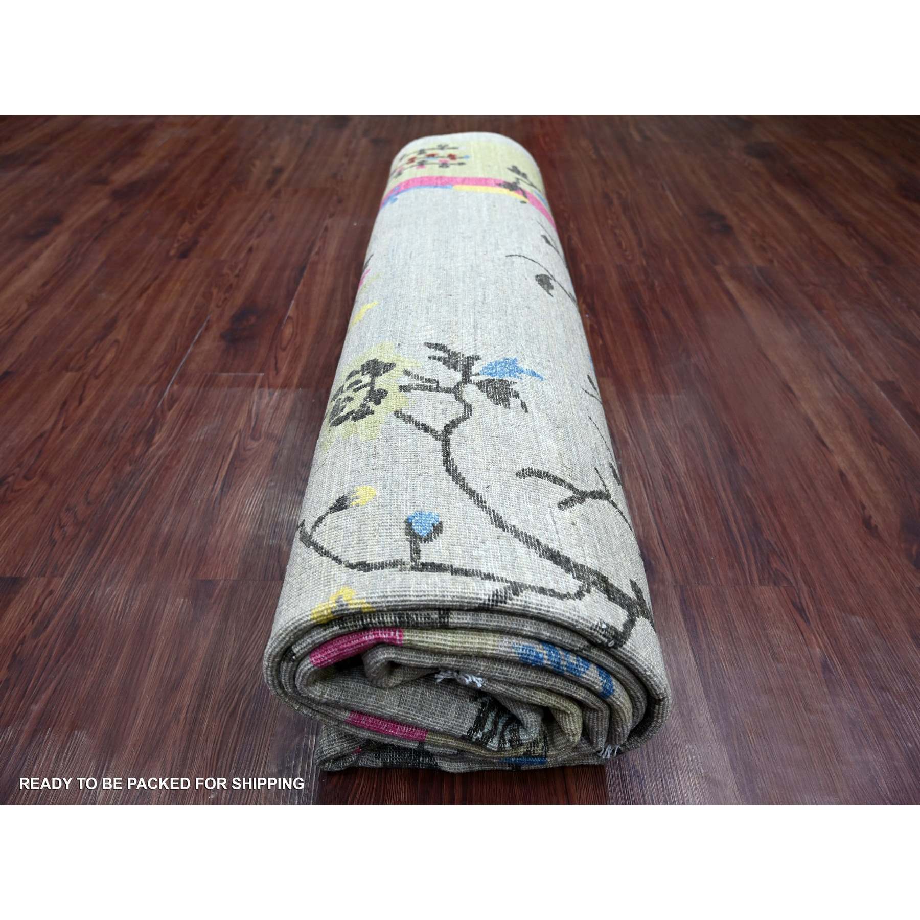 Oushak-And-Peshawar-Hand-Knotted-Rug-111675