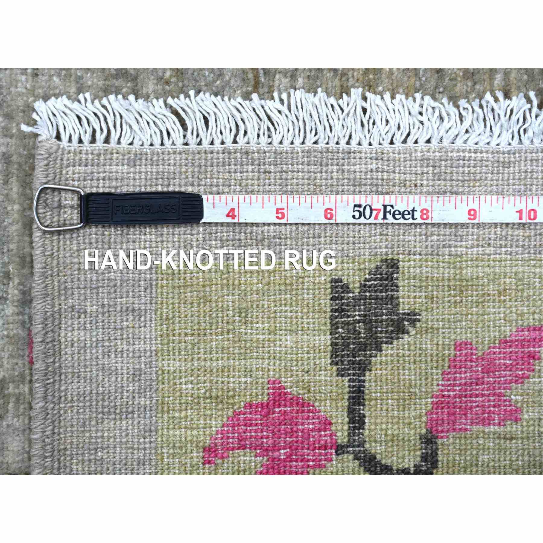 Oushak-And-Peshawar-Hand-Knotted-Rug-111675