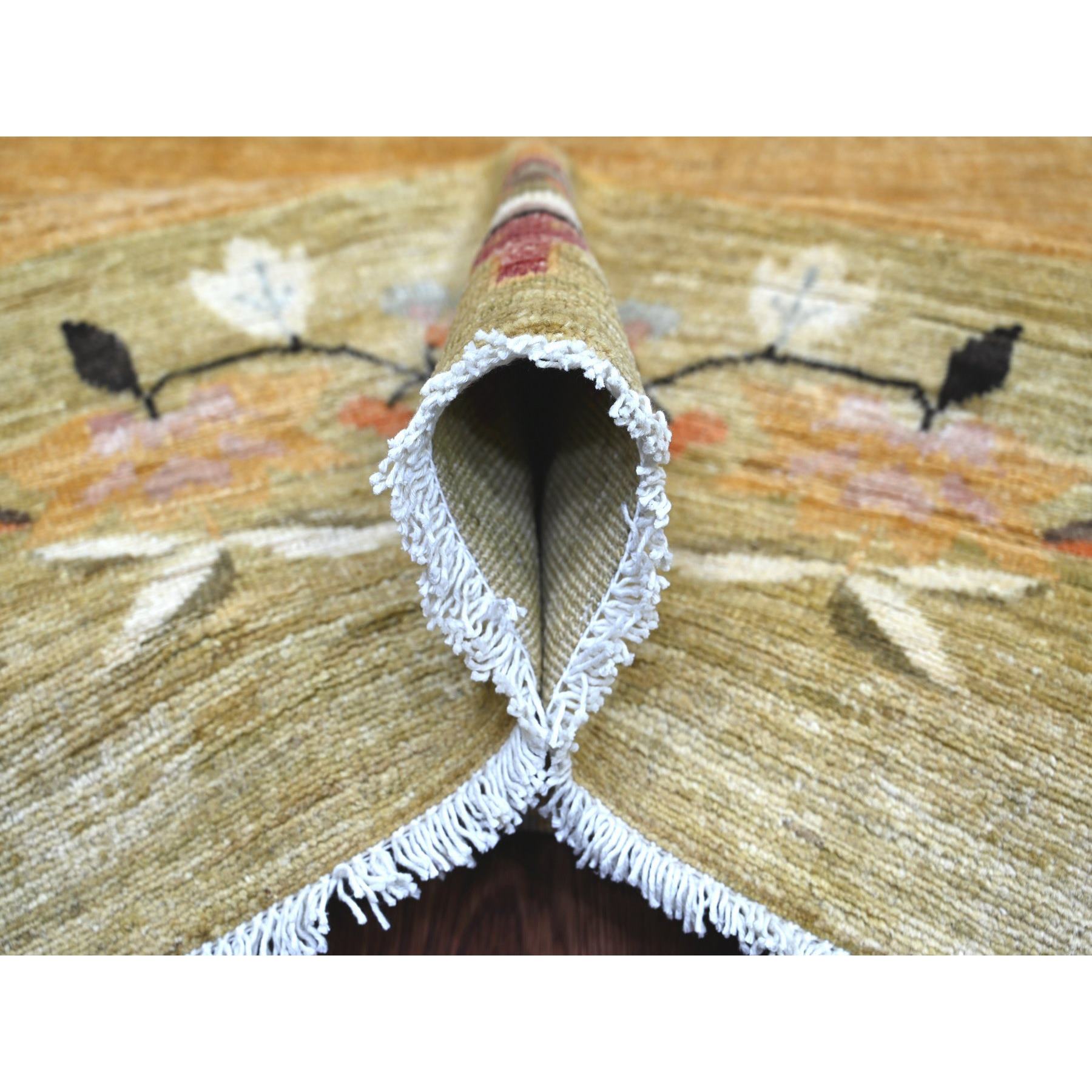 Oushak-And-Peshawar-Hand-Knotted-Rug-111680