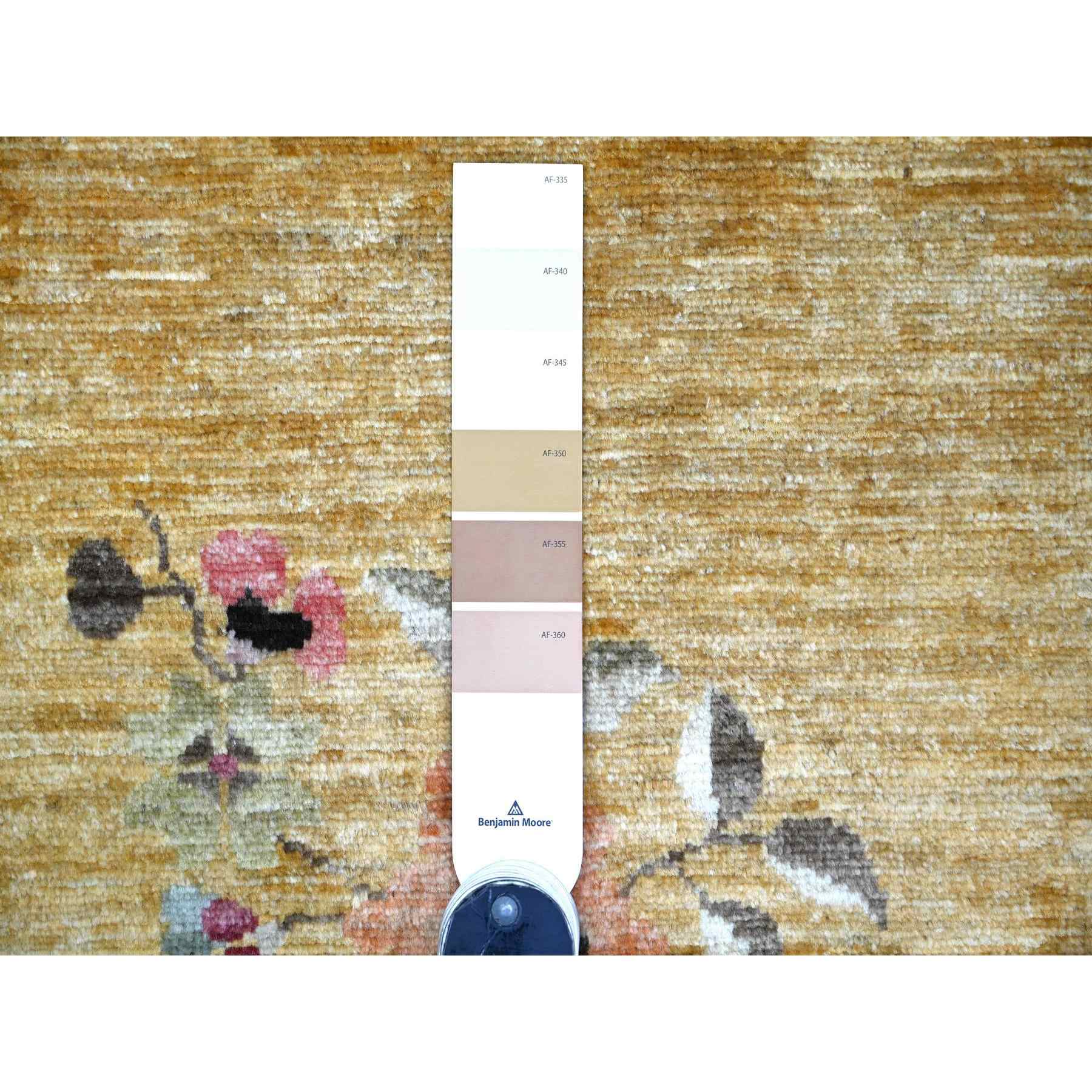 Oushak-And-Peshawar-Hand-Knotted-Rug-111680