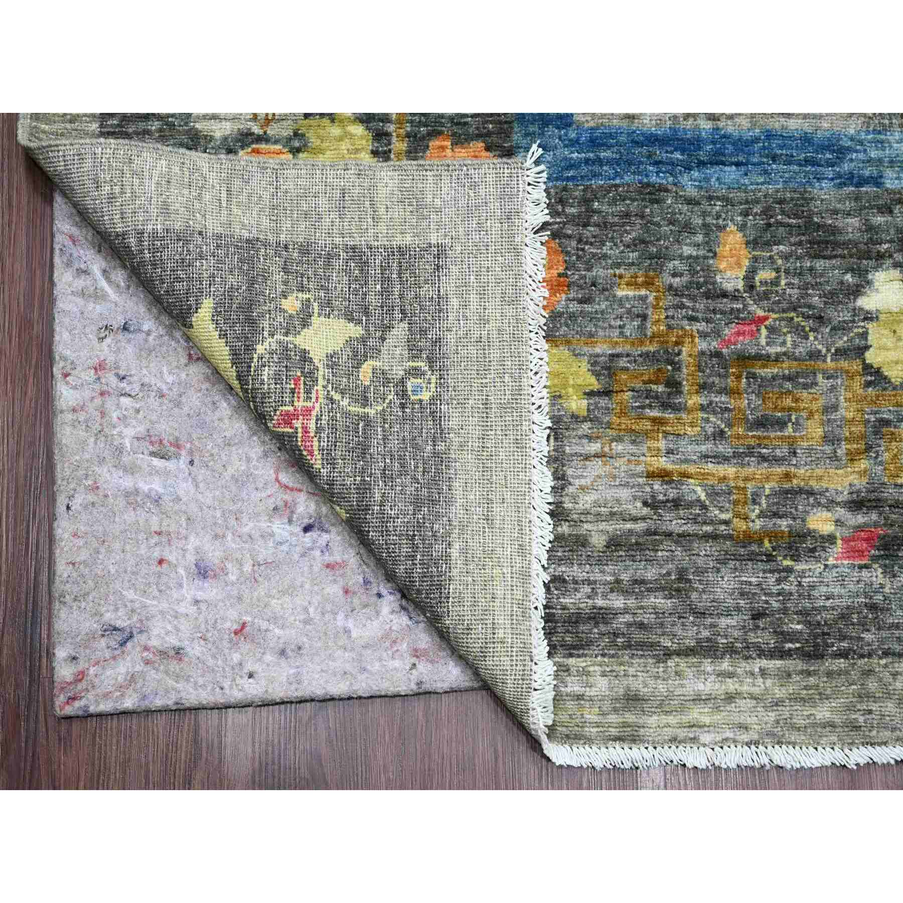 Oushak-And-Peshawar-Hand-Knotted-Rug-111690