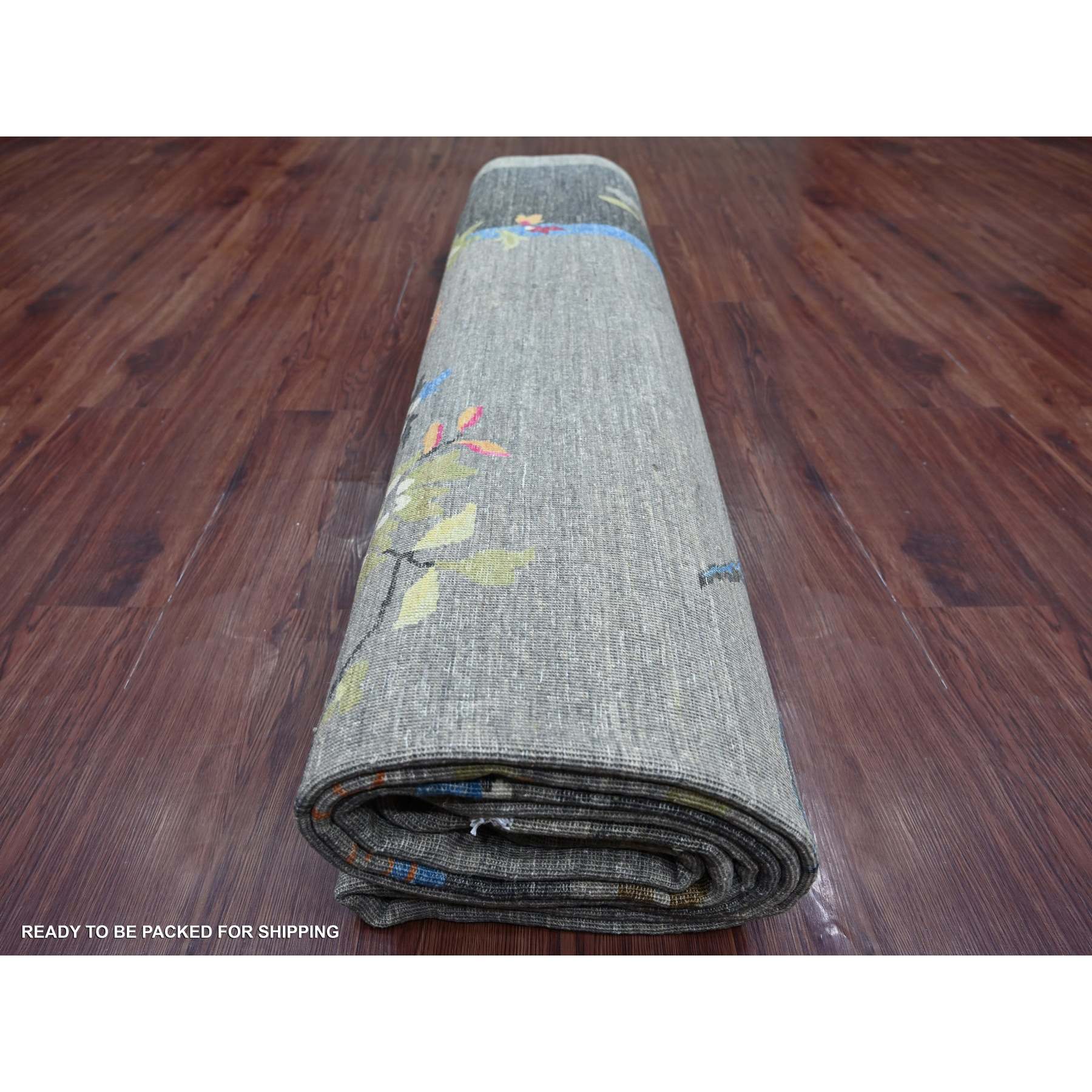 Oushak-And-Peshawar-Hand-Knotted-Rug-111690