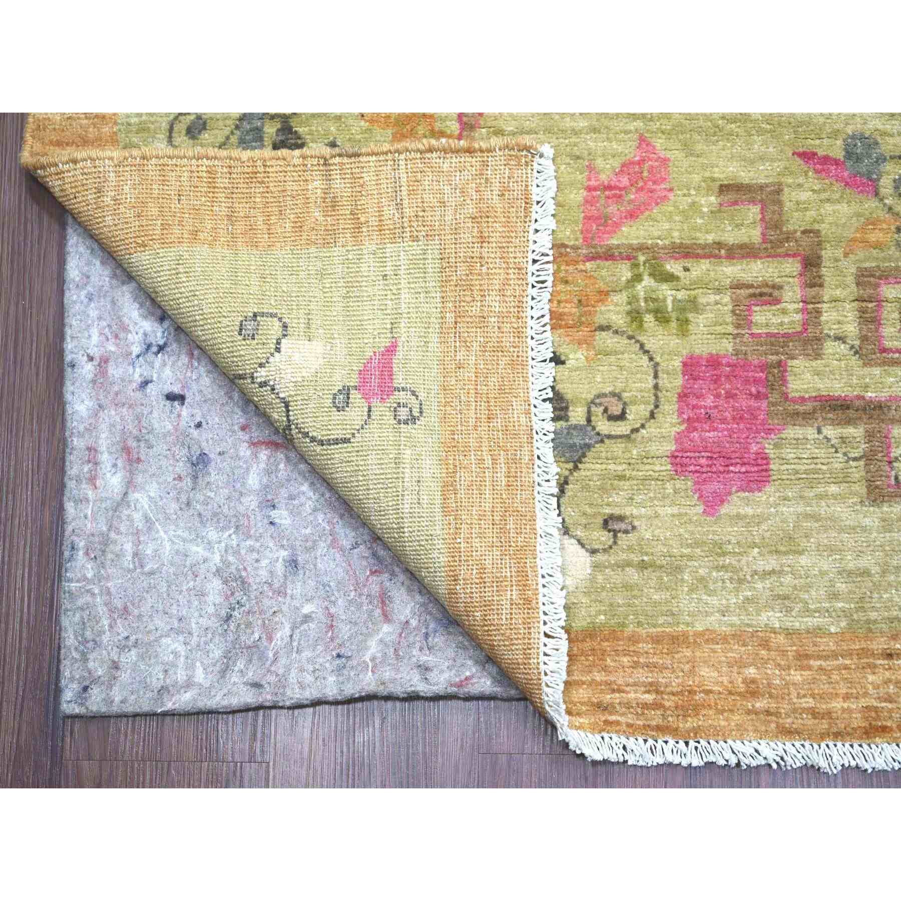 Oushak-And-Peshawar-Hand-Knotted-Rug-111695