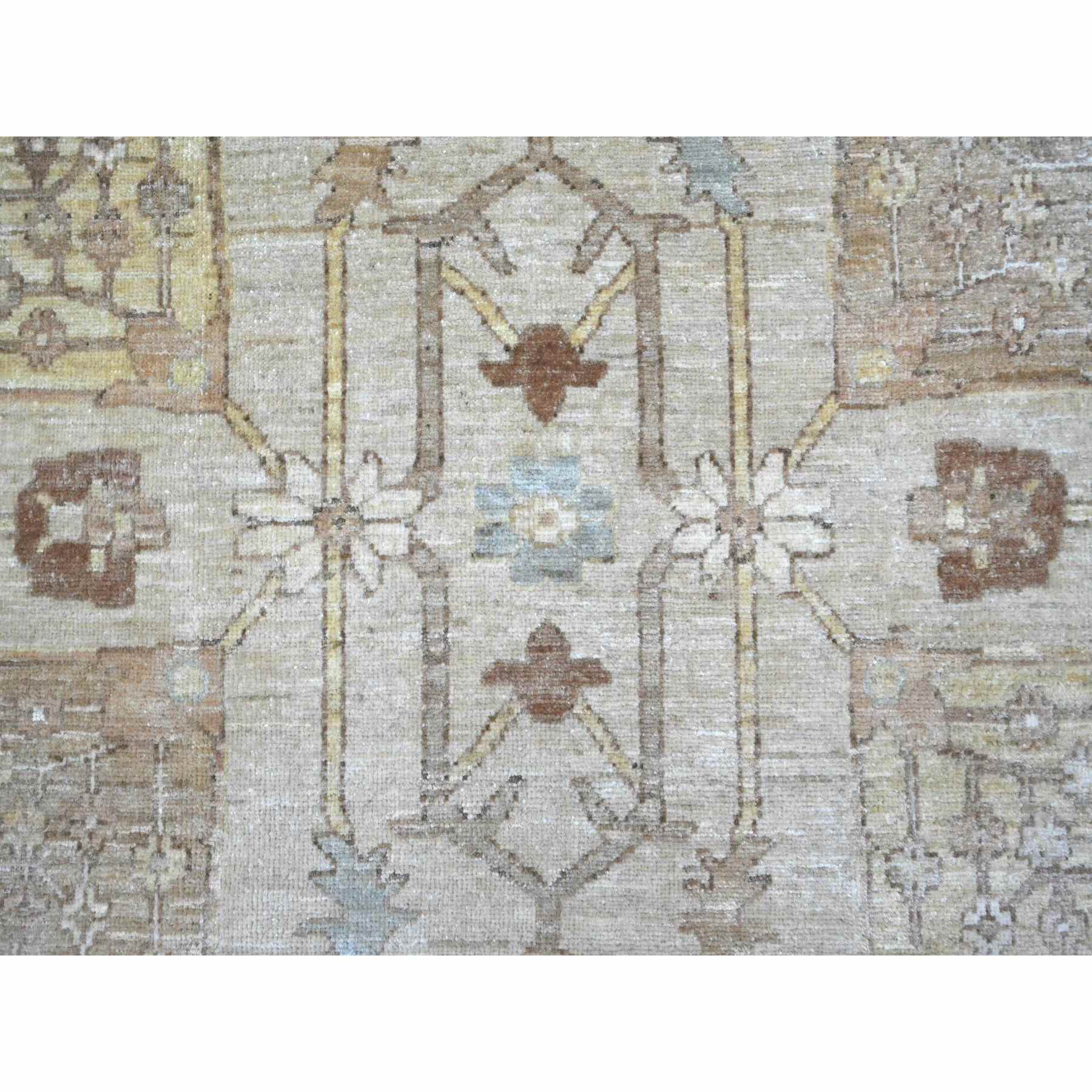 Oushak-And-Peshawar-Hand-Knotted-Rug-111735
