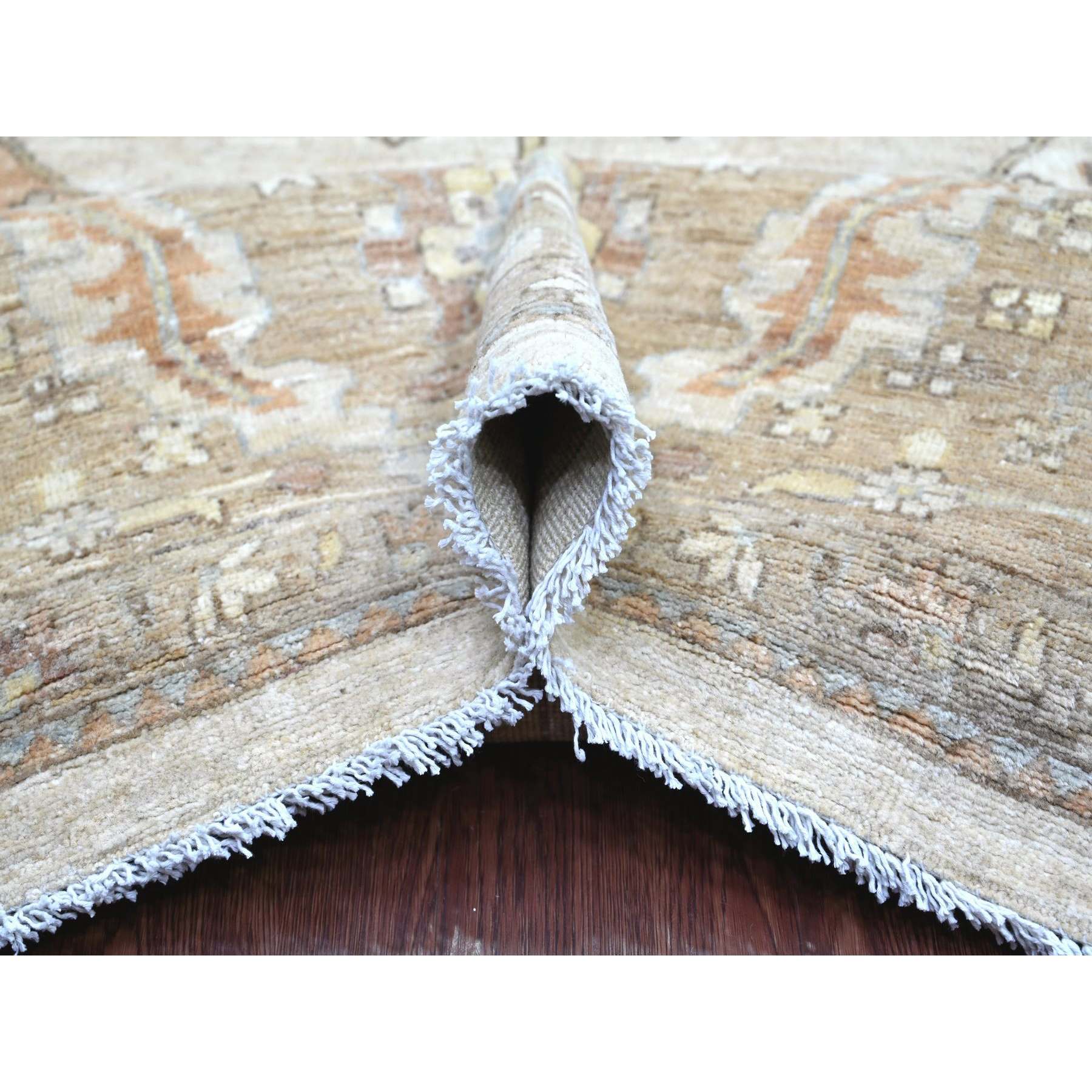 Oushak-And-Peshawar-Hand-Knotted-Rug-111745