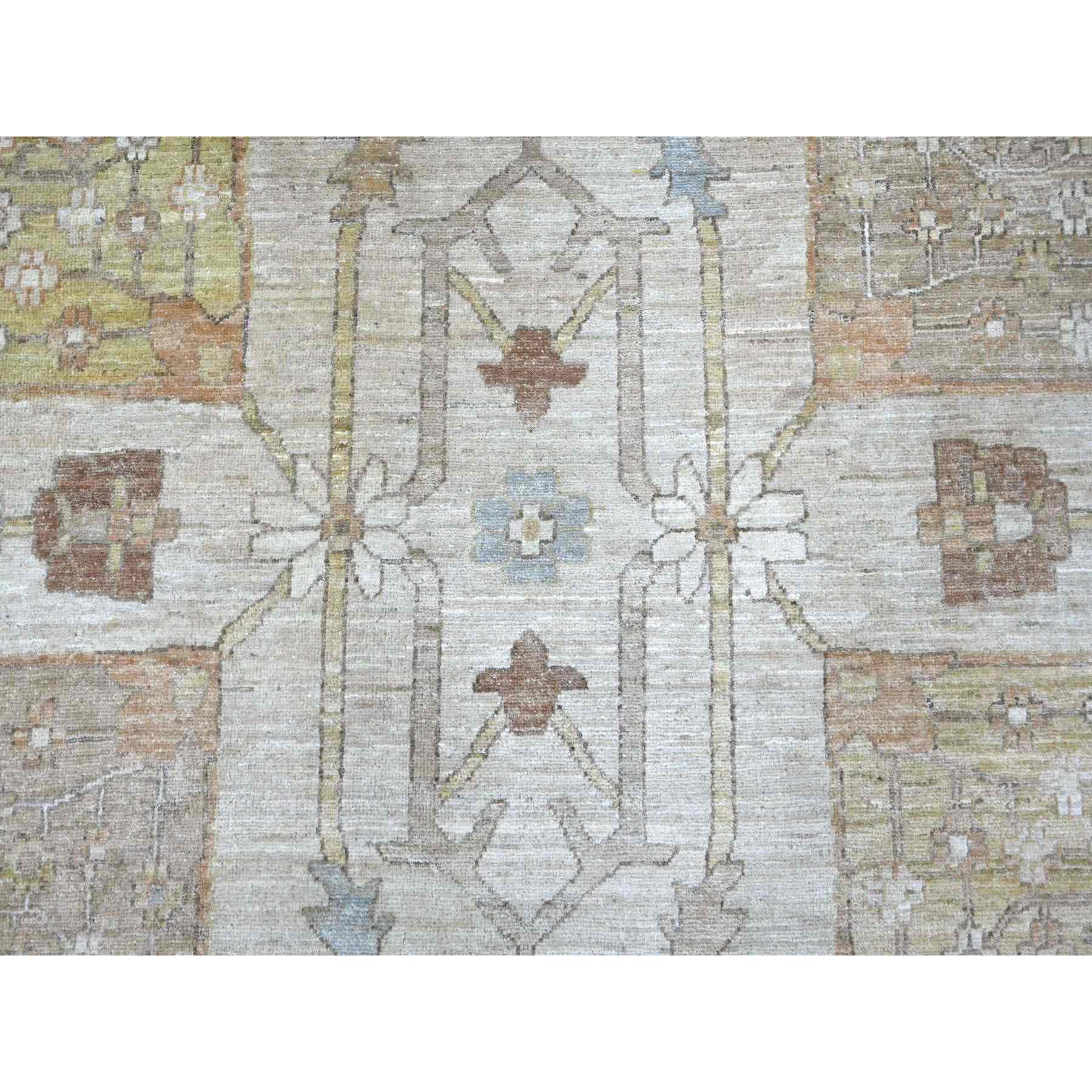 Oushak-And-Peshawar-Hand-Knotted-Rug-111745