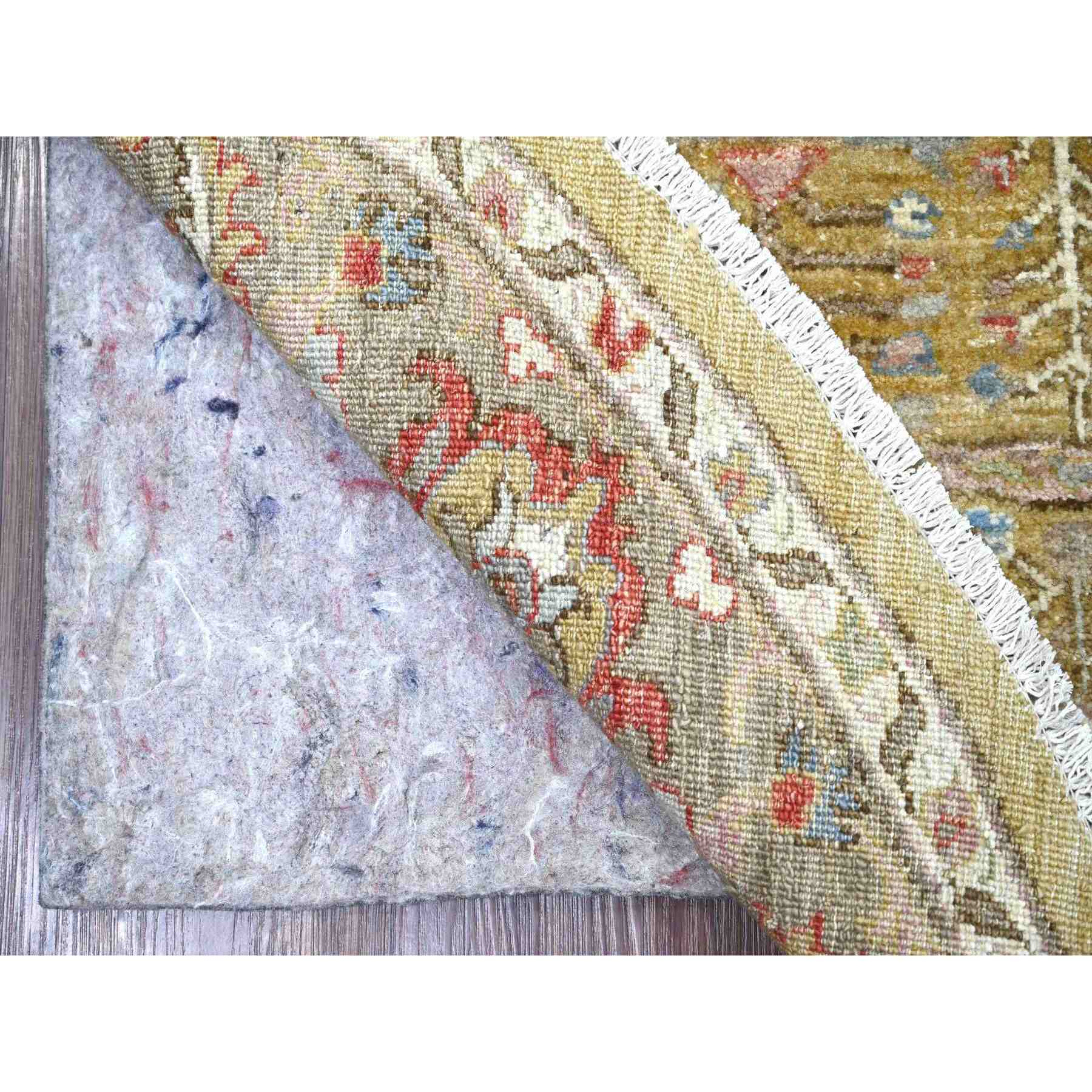 Oushak-And-Peshawar-Hand-Knotted-Rug-111755