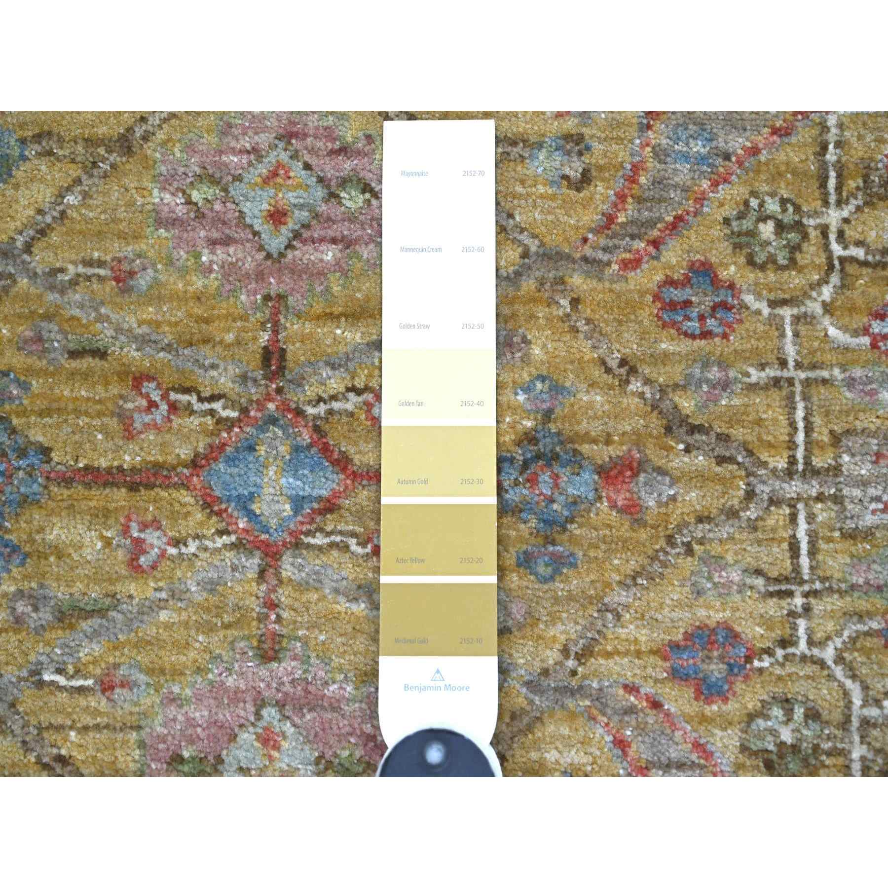 Oushak-And-Peshawar-Hand-Knotted-Rug-111755