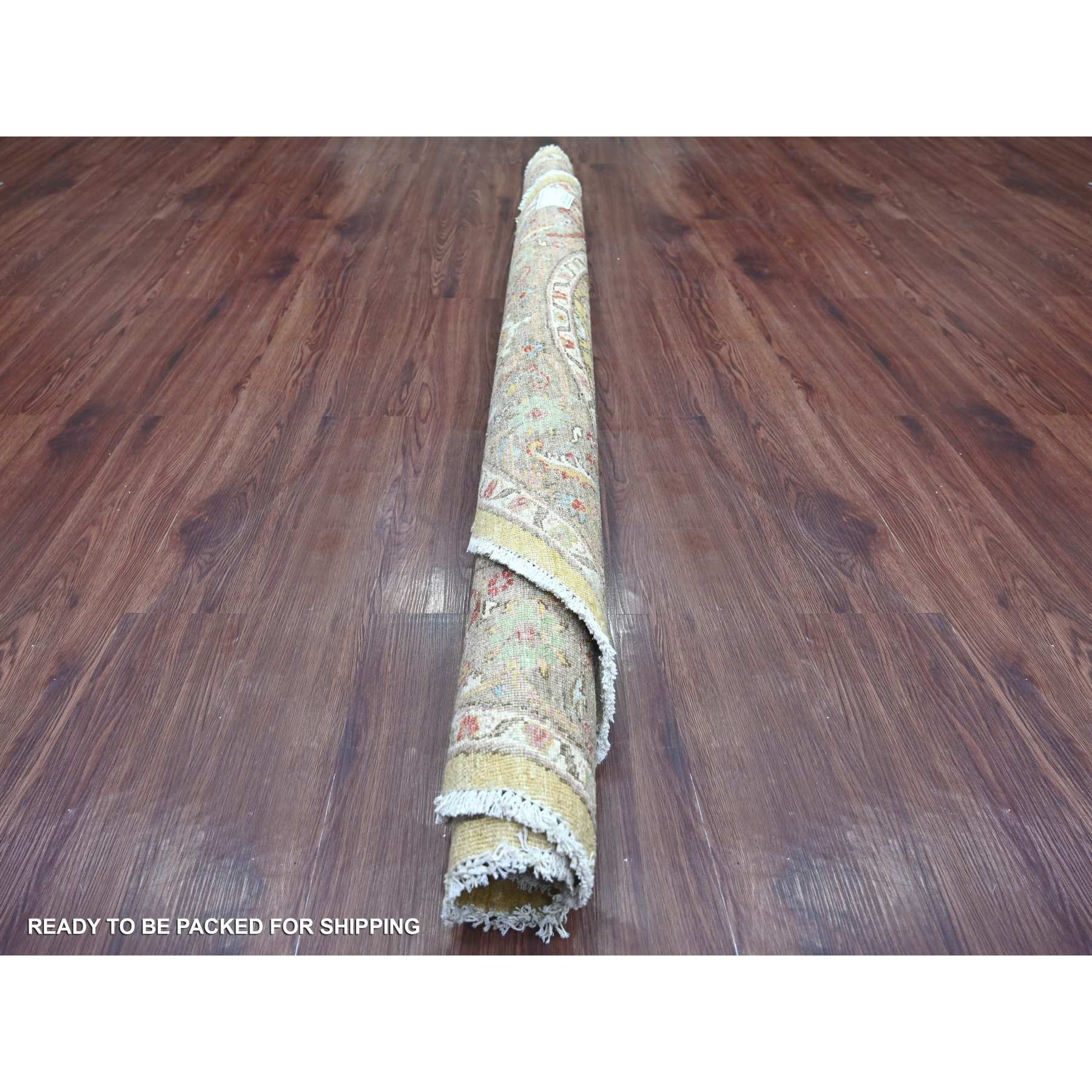 Oushak-And-Peshawar-Hand-Knotted-Rug-111755