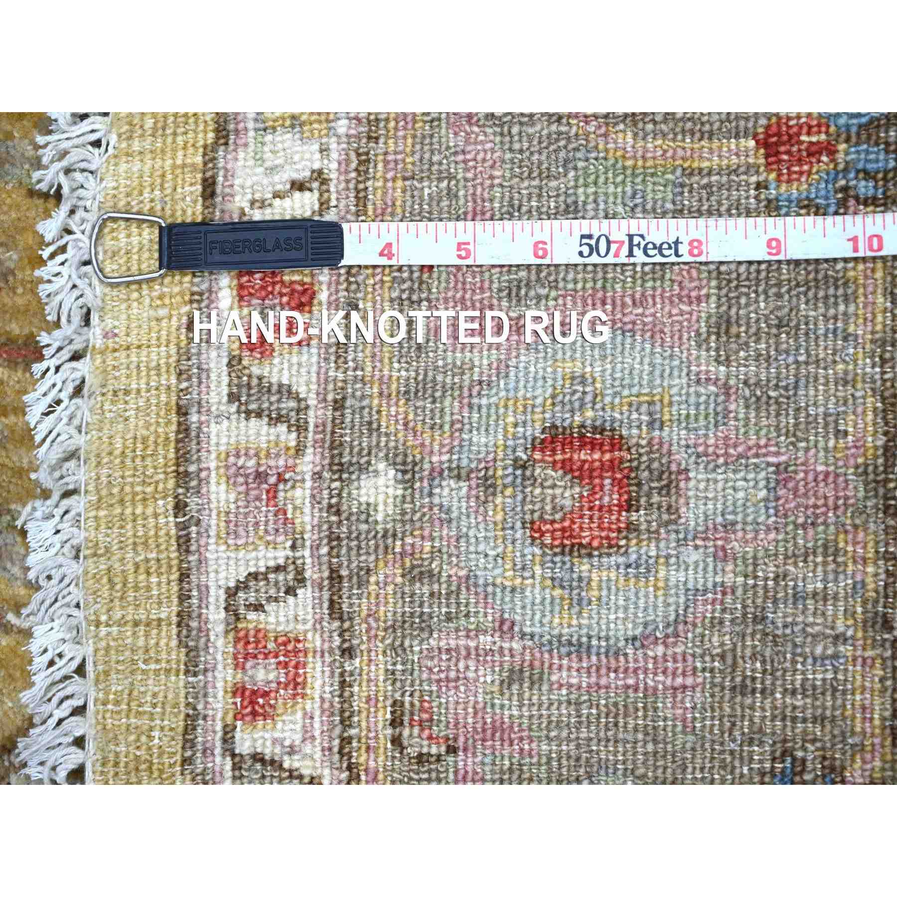 Oushak-And-Peshawar-Hand-Knotted-Rug-111755