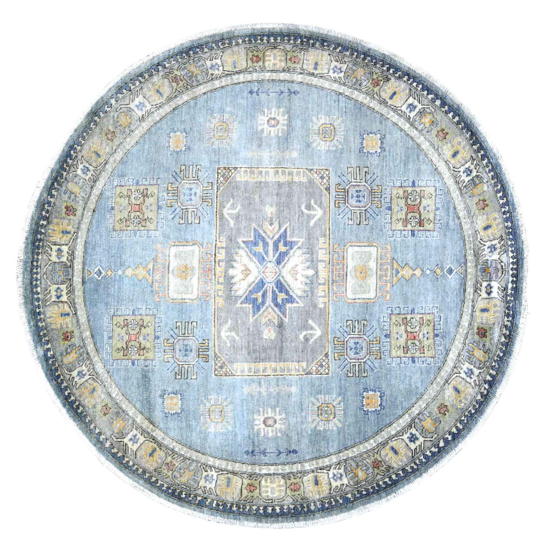 Oushak-And-Peshawar-Hand-Knotted-Rug-111760