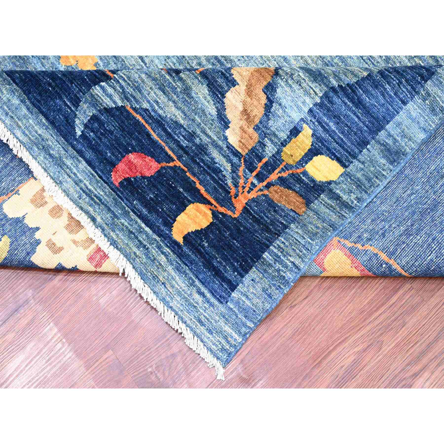 Oushak-And-Peshawar-Hand-Knotted-Rug-111765