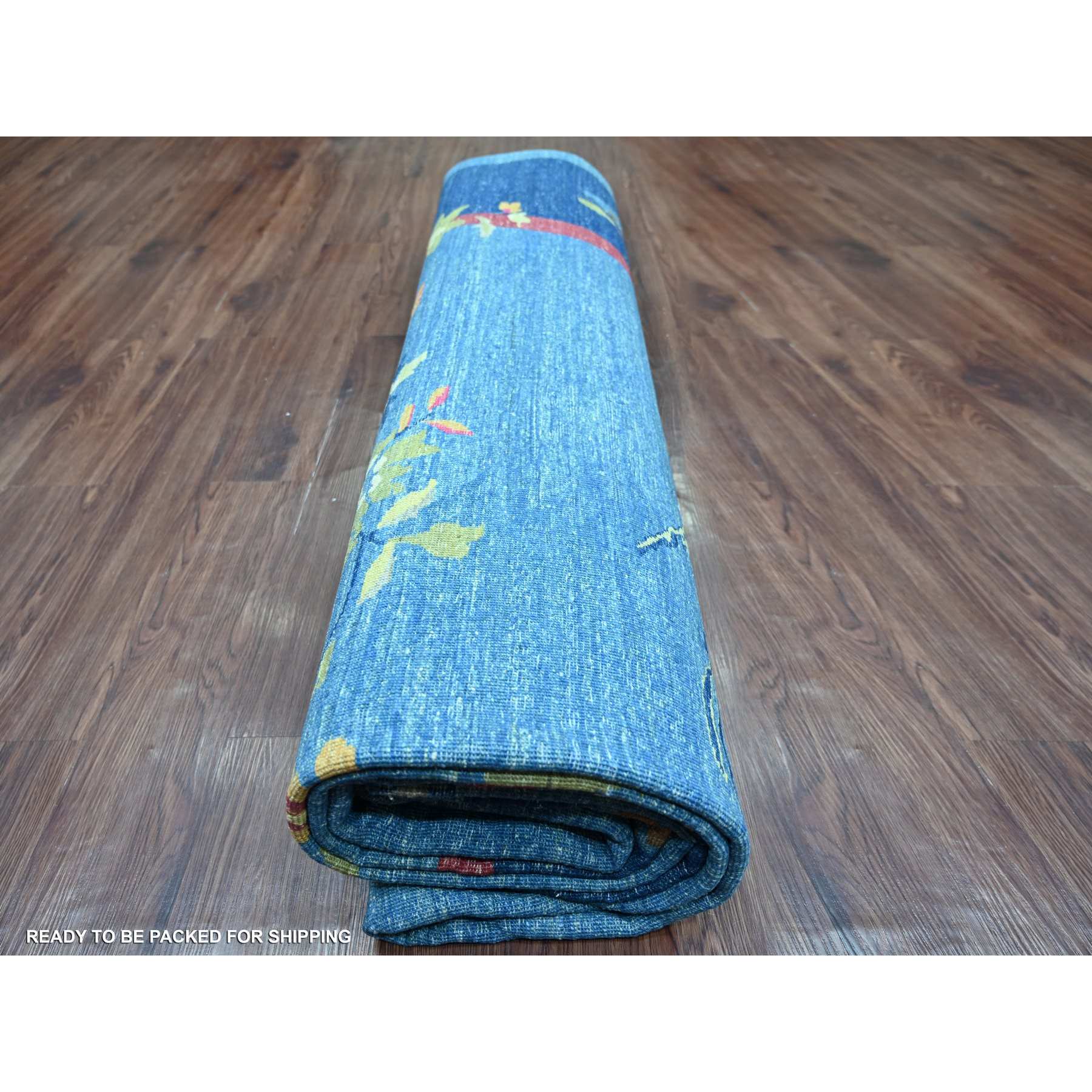 Oushak-And-Peshawar-Hand-Knotted-Rug-111765