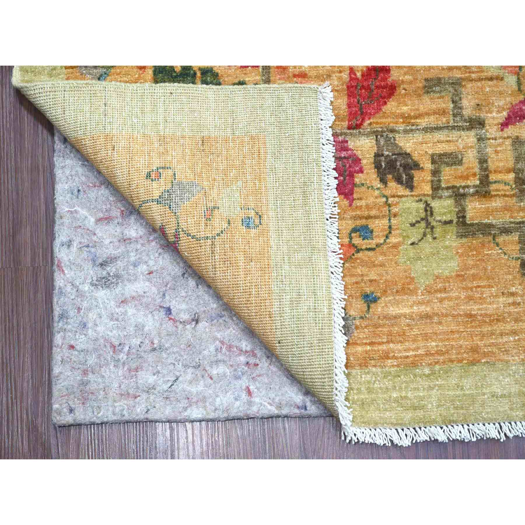 Oushak-And-Peshawar-Hand-Knotted-Rug-111770