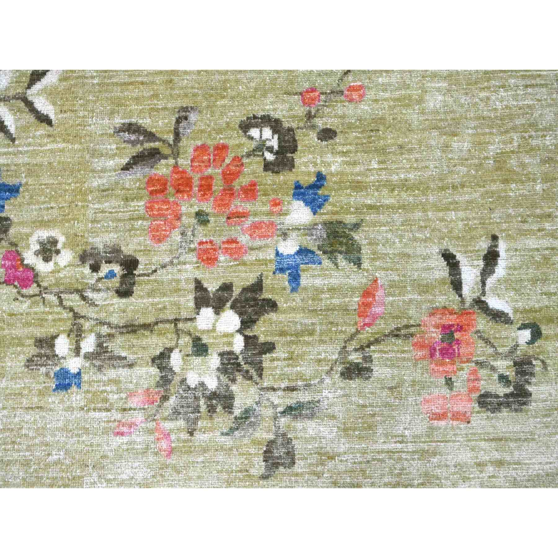 Oushak-And-Peshawar-Hand-Knotted-Rug-111770