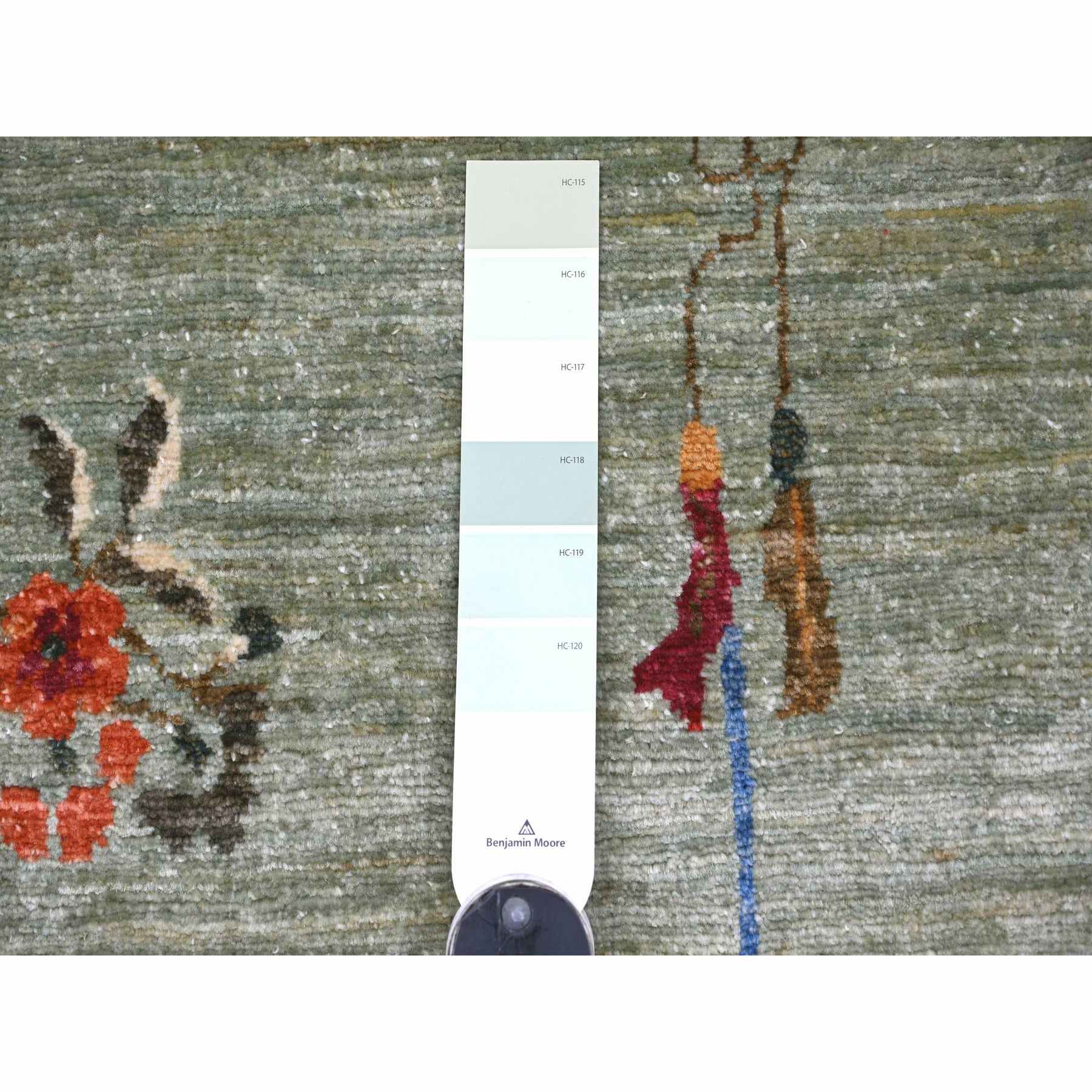 Oushak-And-Peshawar-Hand-Knotted-Rug-111780