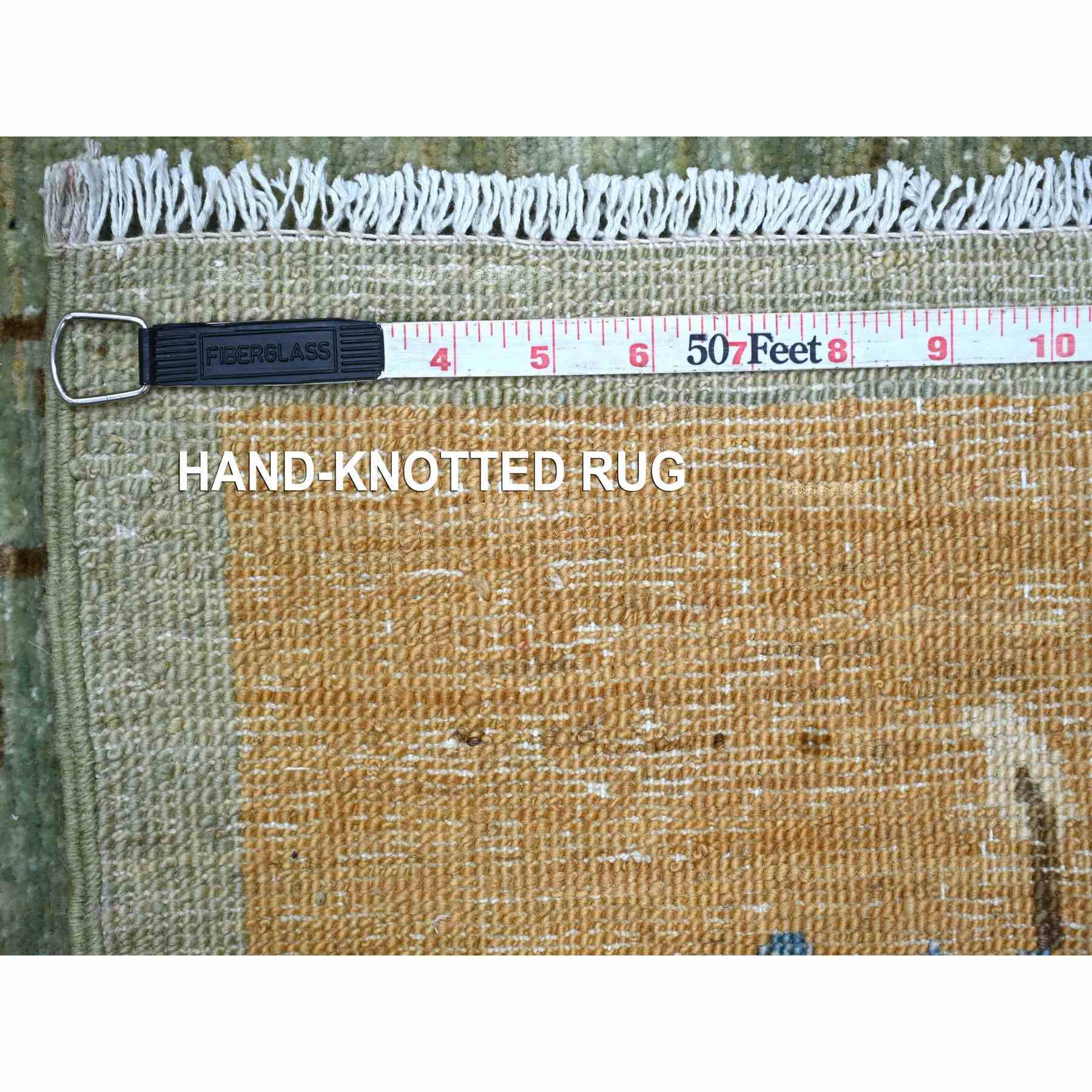 Oushak-And-Peshawar-Hand-Knotted-Rug-111780