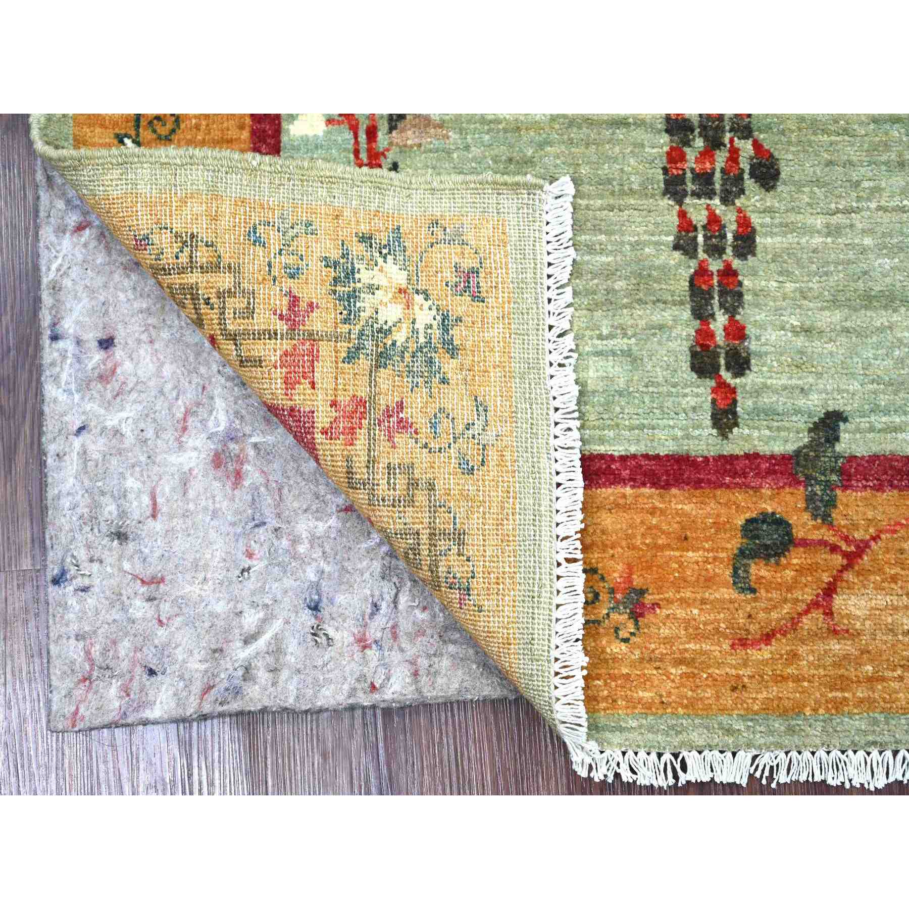 Oushak-And-Peshawar-Hand-Knotted-Rug-111785