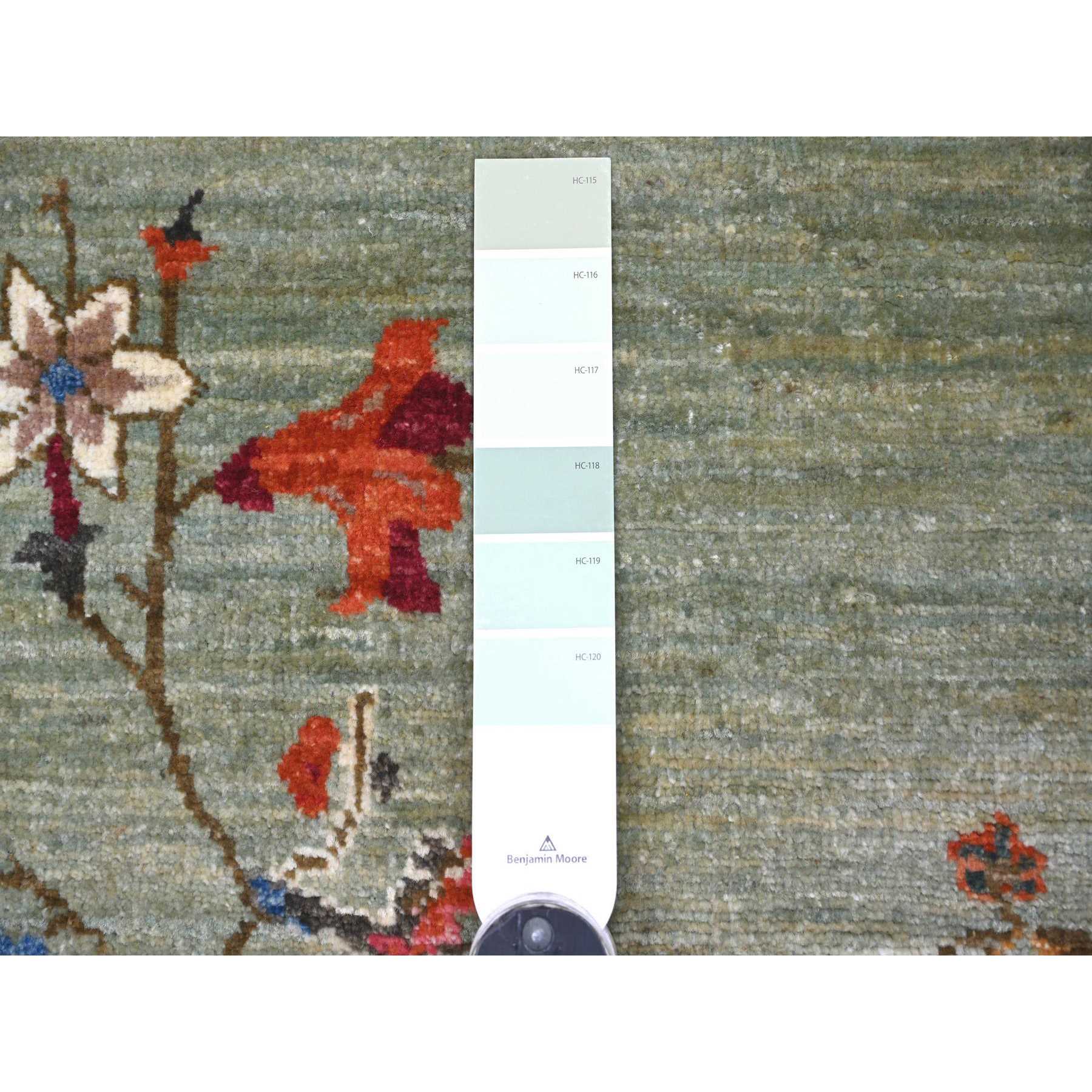 Oushak-And-Peshawar-Hand-Knotted-Rug-111785