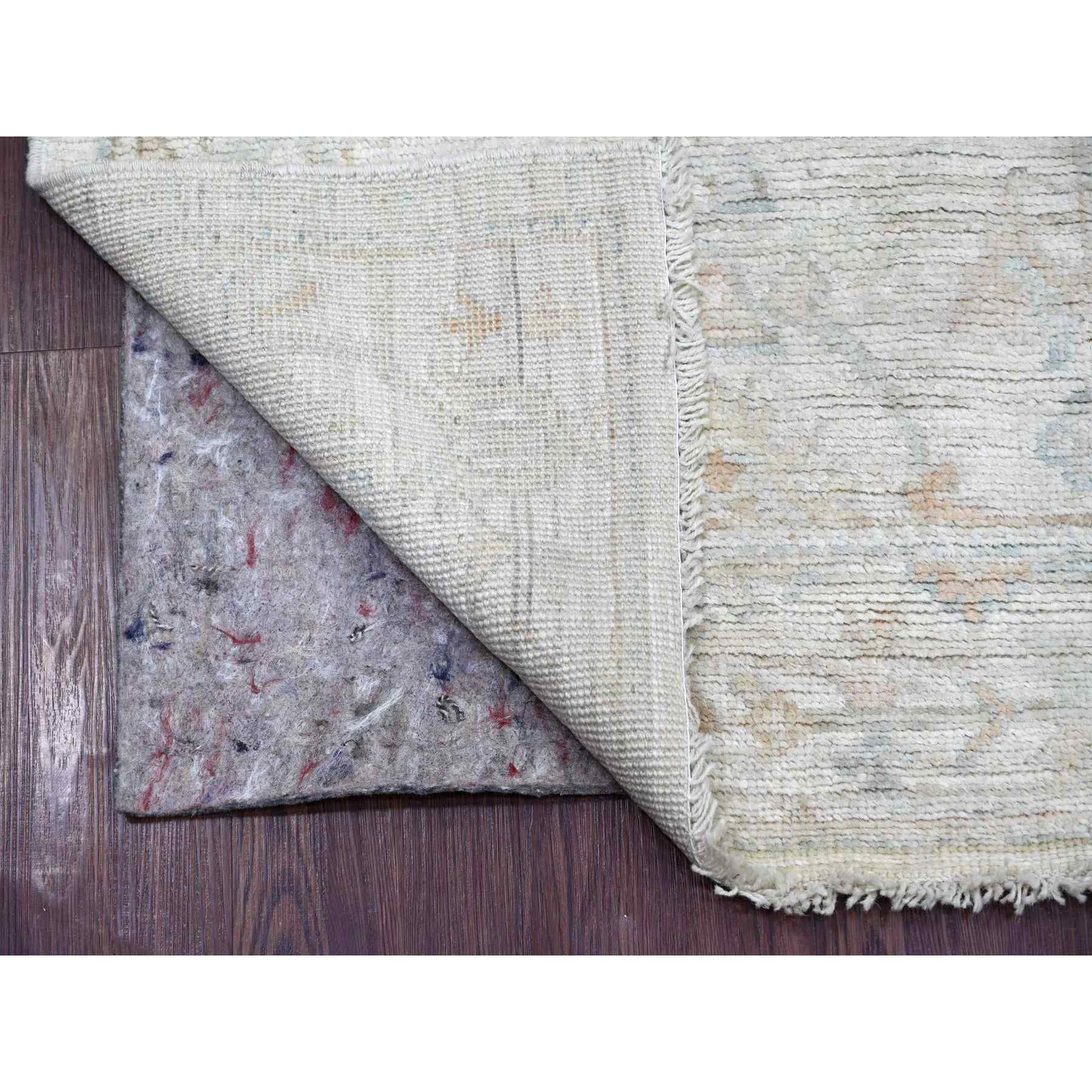 Oushak-And-Peshawar-Hand-Knotted-Rug-111935