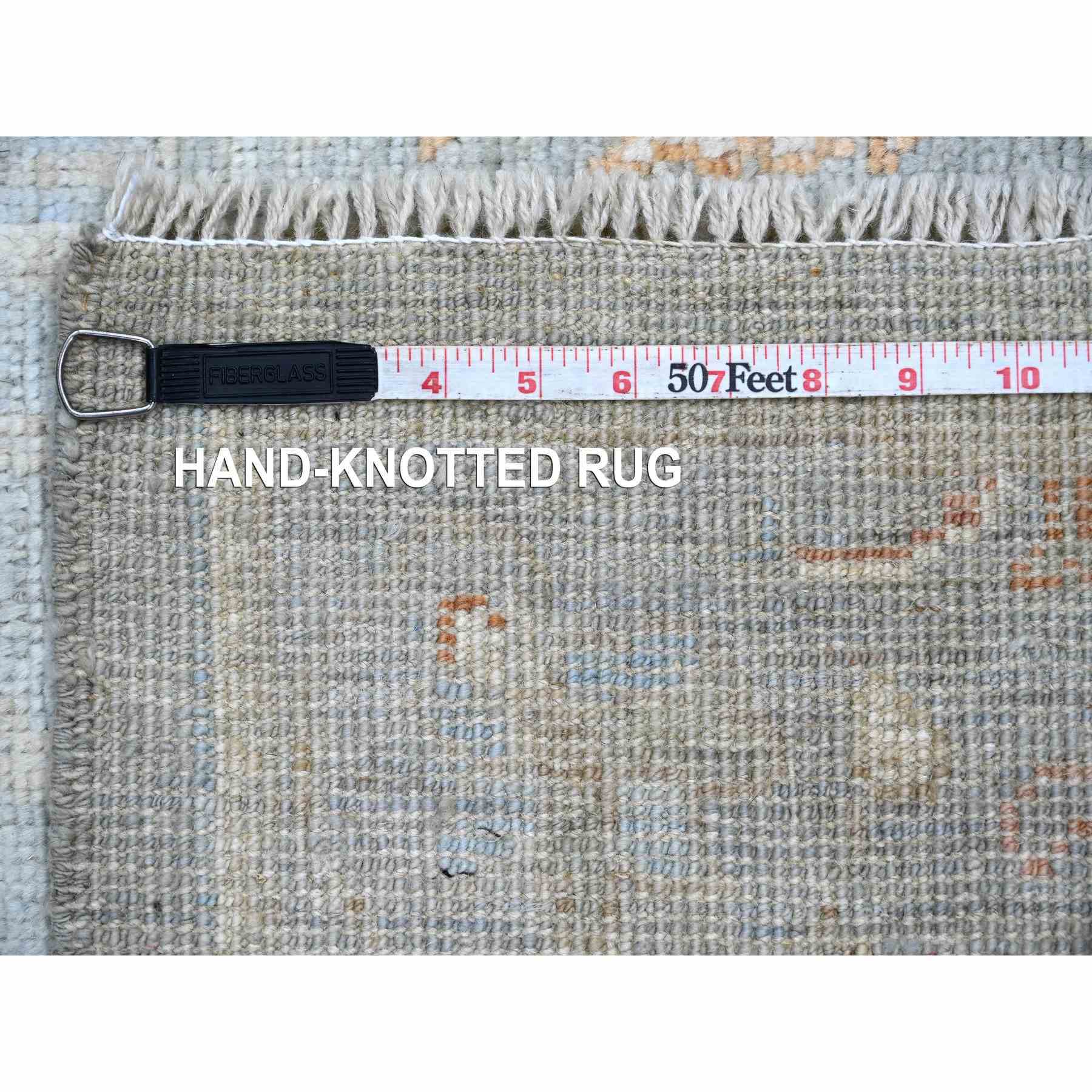 Oushak-And-Peshawar-Hand-Knotted-Rug-111945