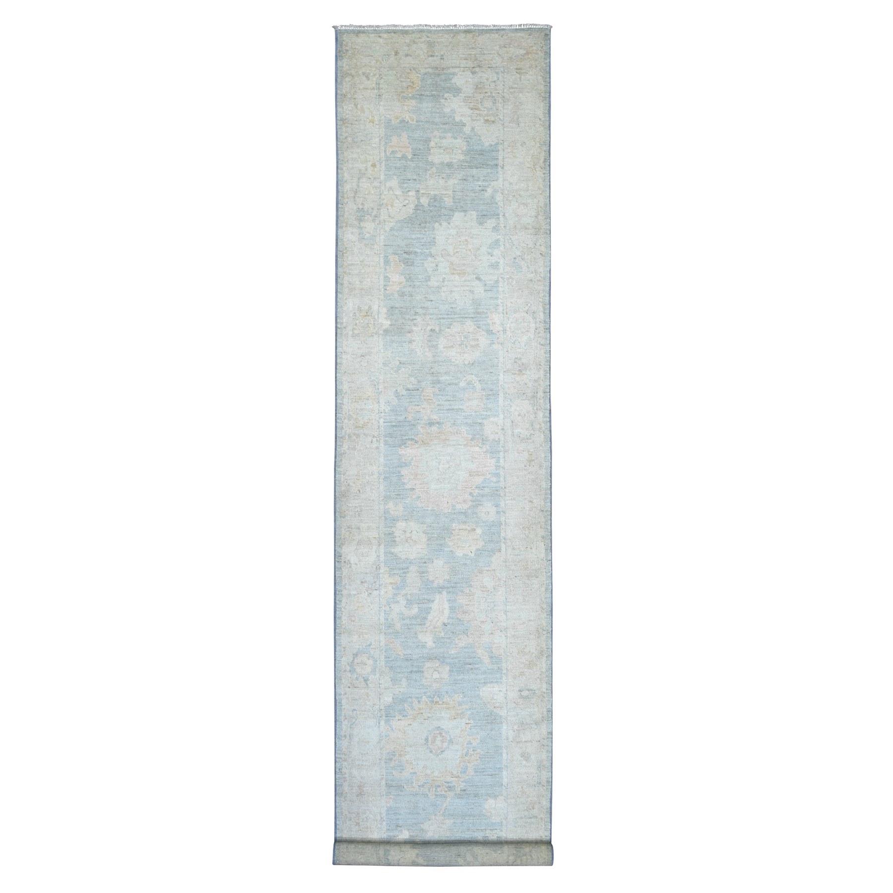 Oushak-And-Peshawar-Hand-Knotted-Rug-111955