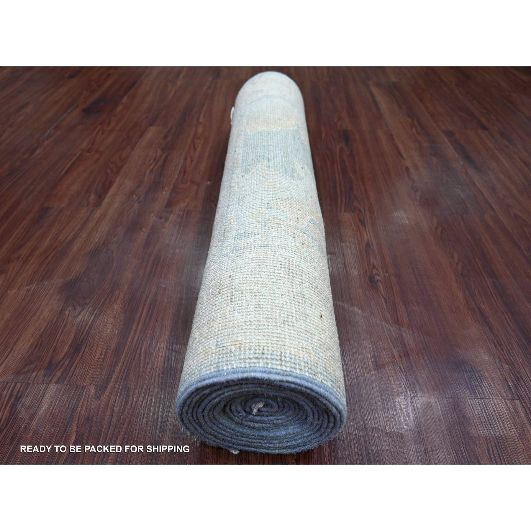 Oushak-And-Peshawar-Hand-Knotted-Rug-111955