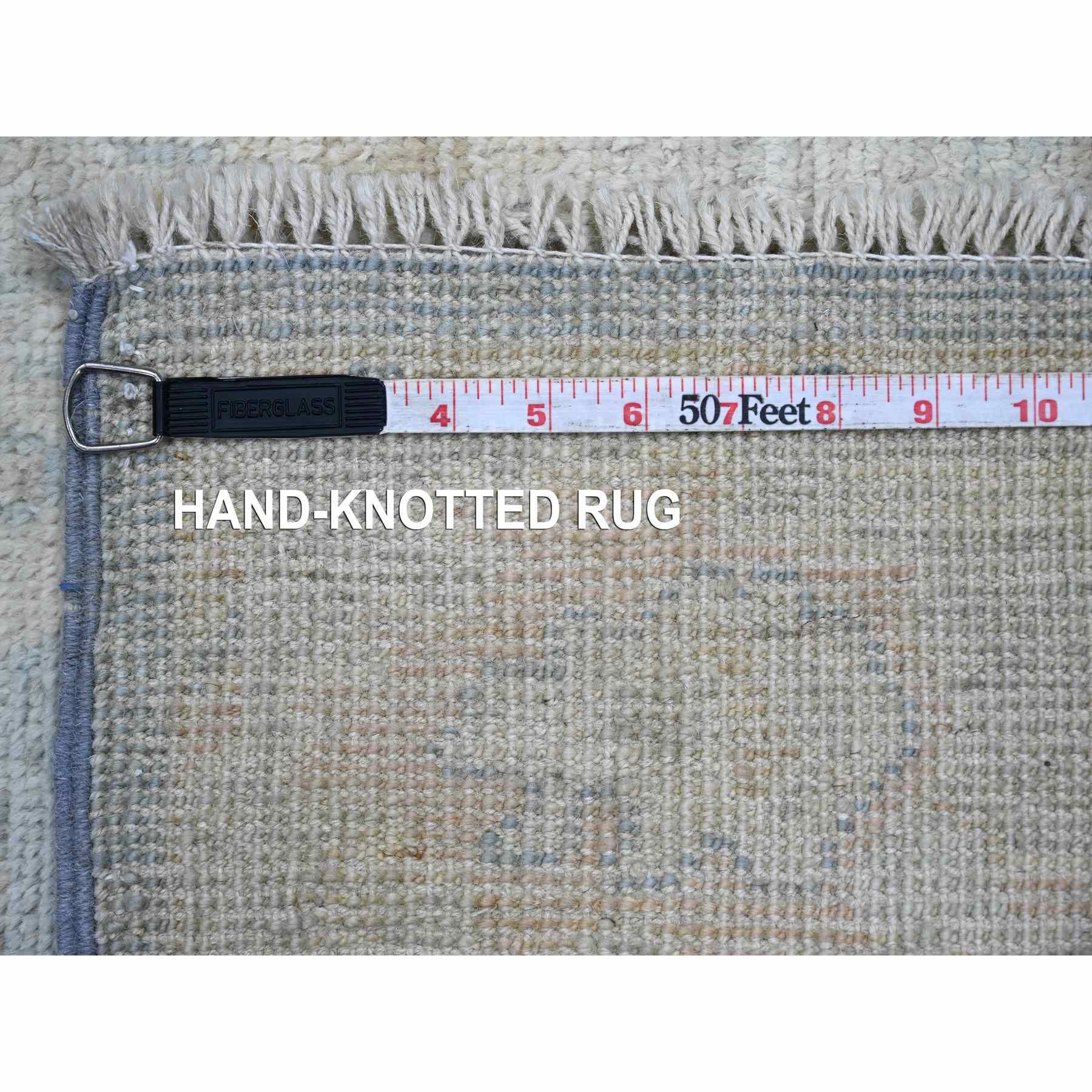 Oushak-And-Peshawar-Hand-Knotted-Rug-111955