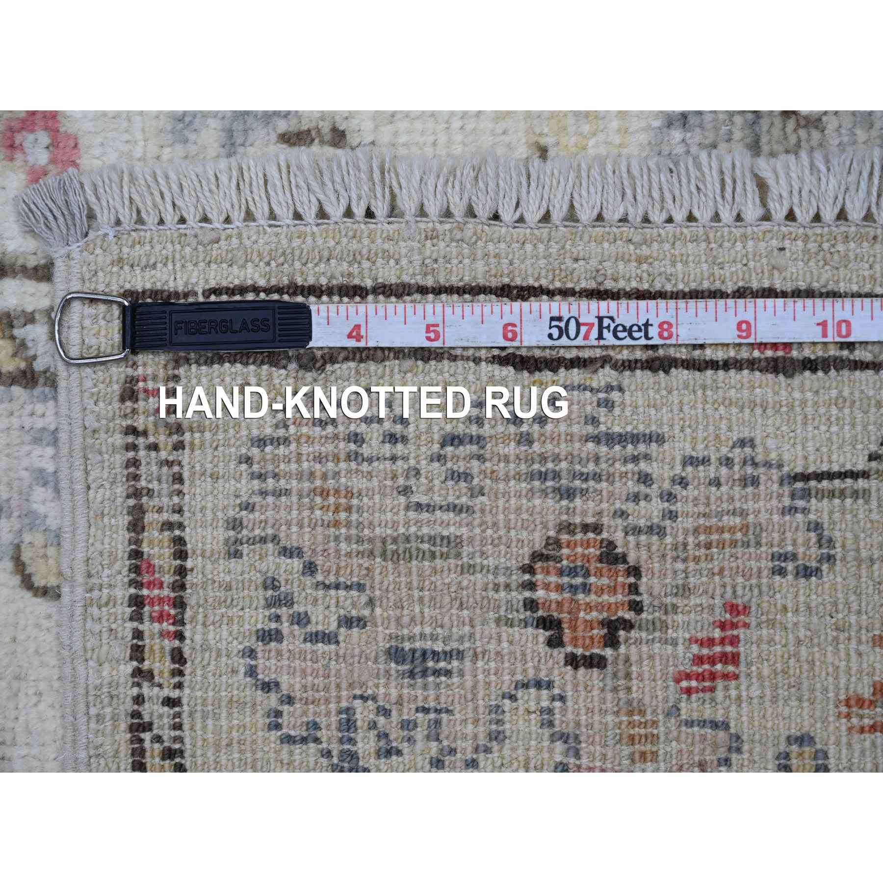 Oushak-And-Peshawar-Hand-Knotted-Rug-111965