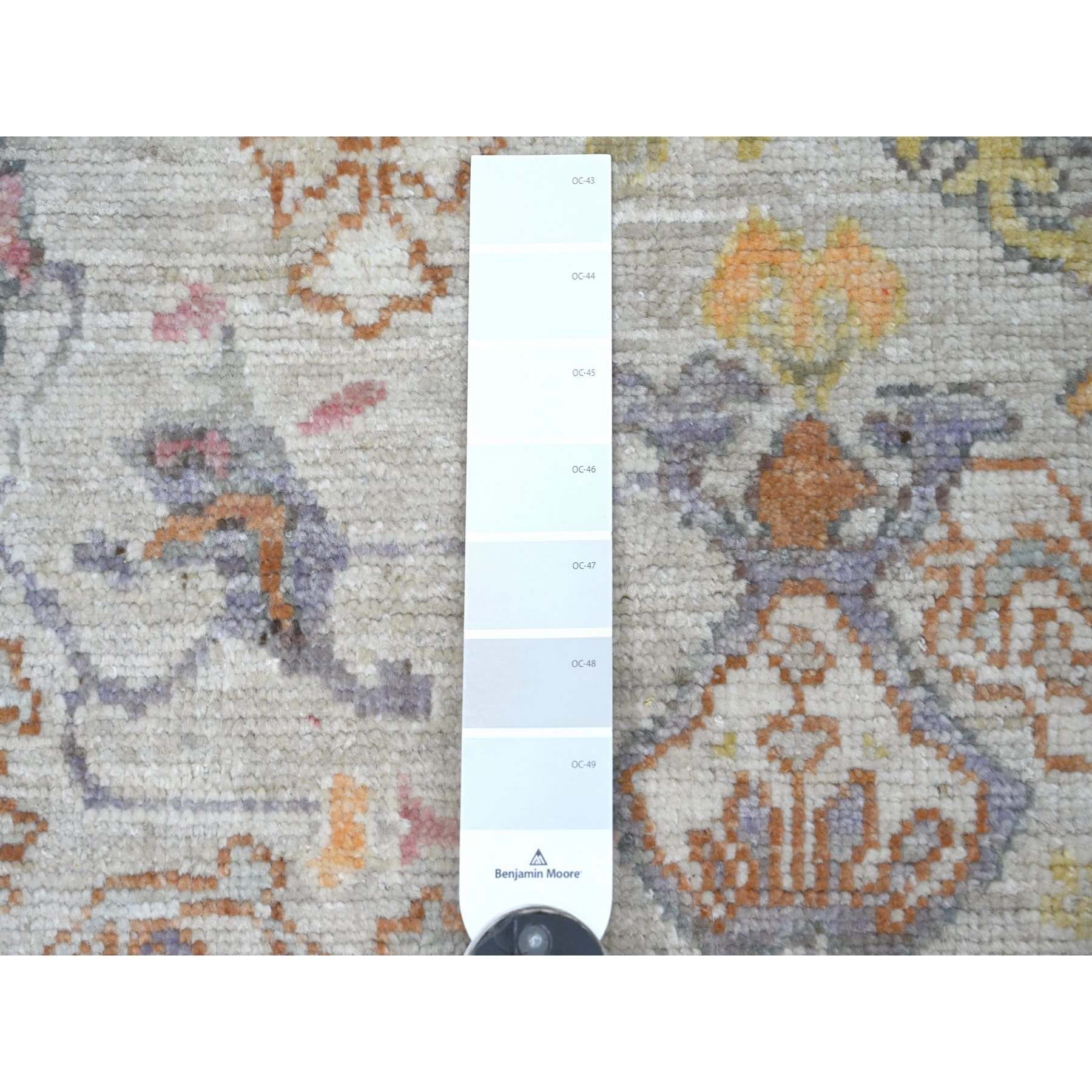 Oushak-And-Peshawar-Hand-Knotted-Rug-111970