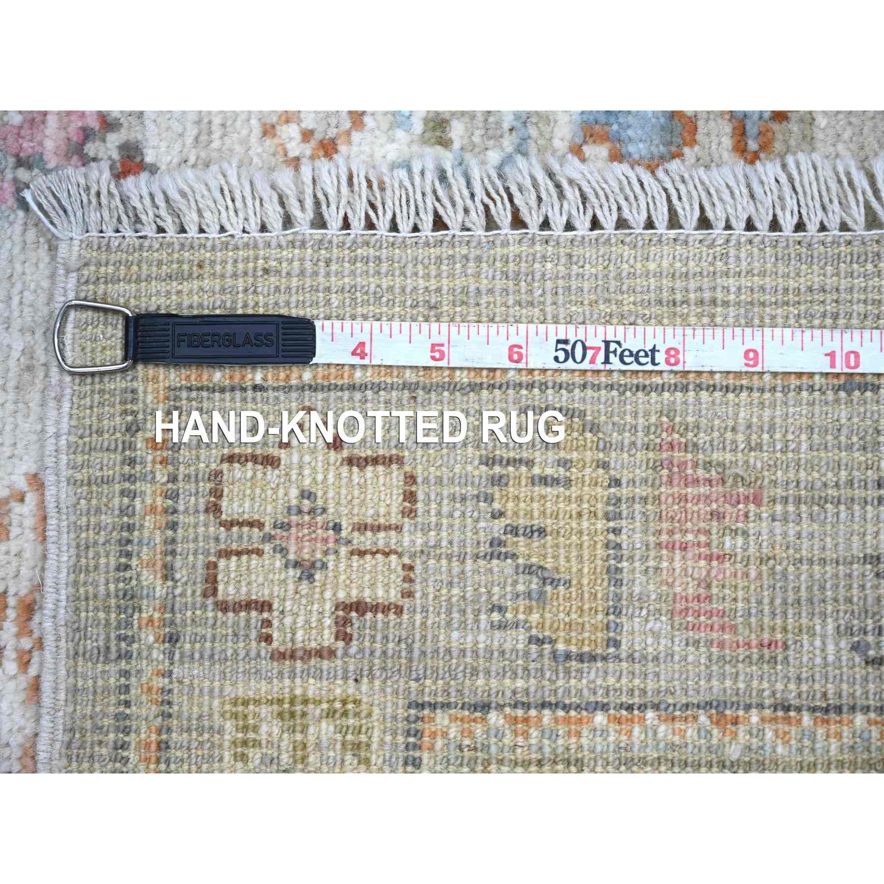Oushak-And-Peshawar-Hand-Knotted-Rug-111970