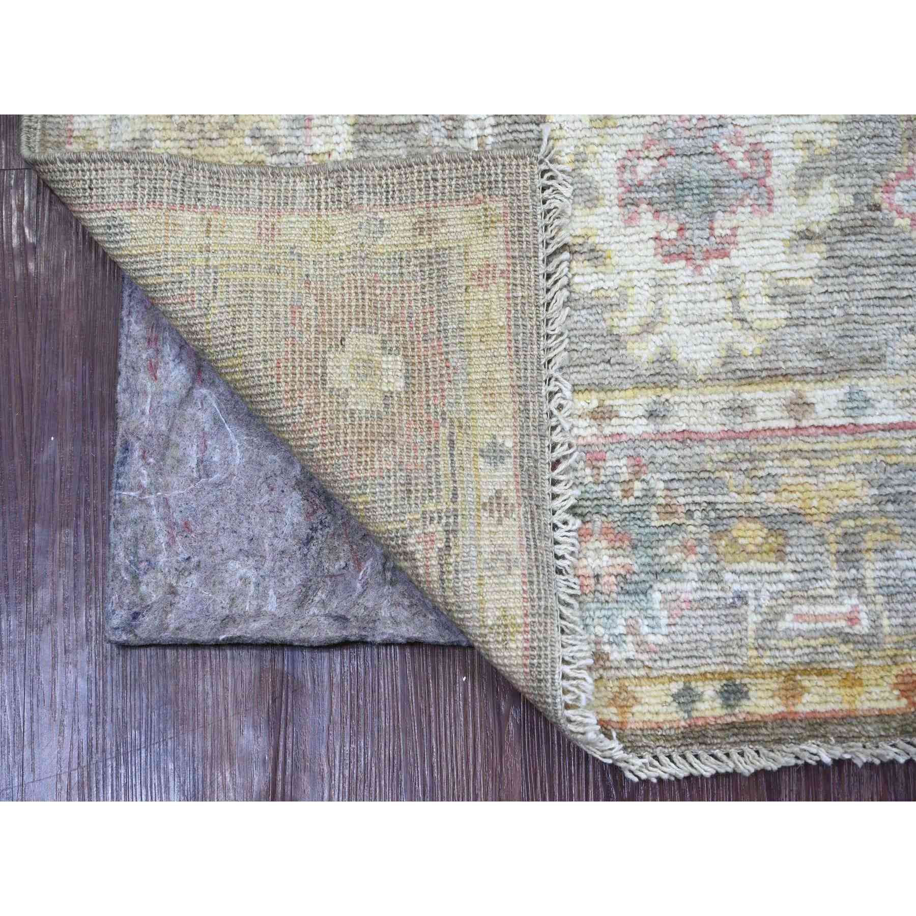 Oushak-And-Peshawar-Hand-Knotted-Rug-111975