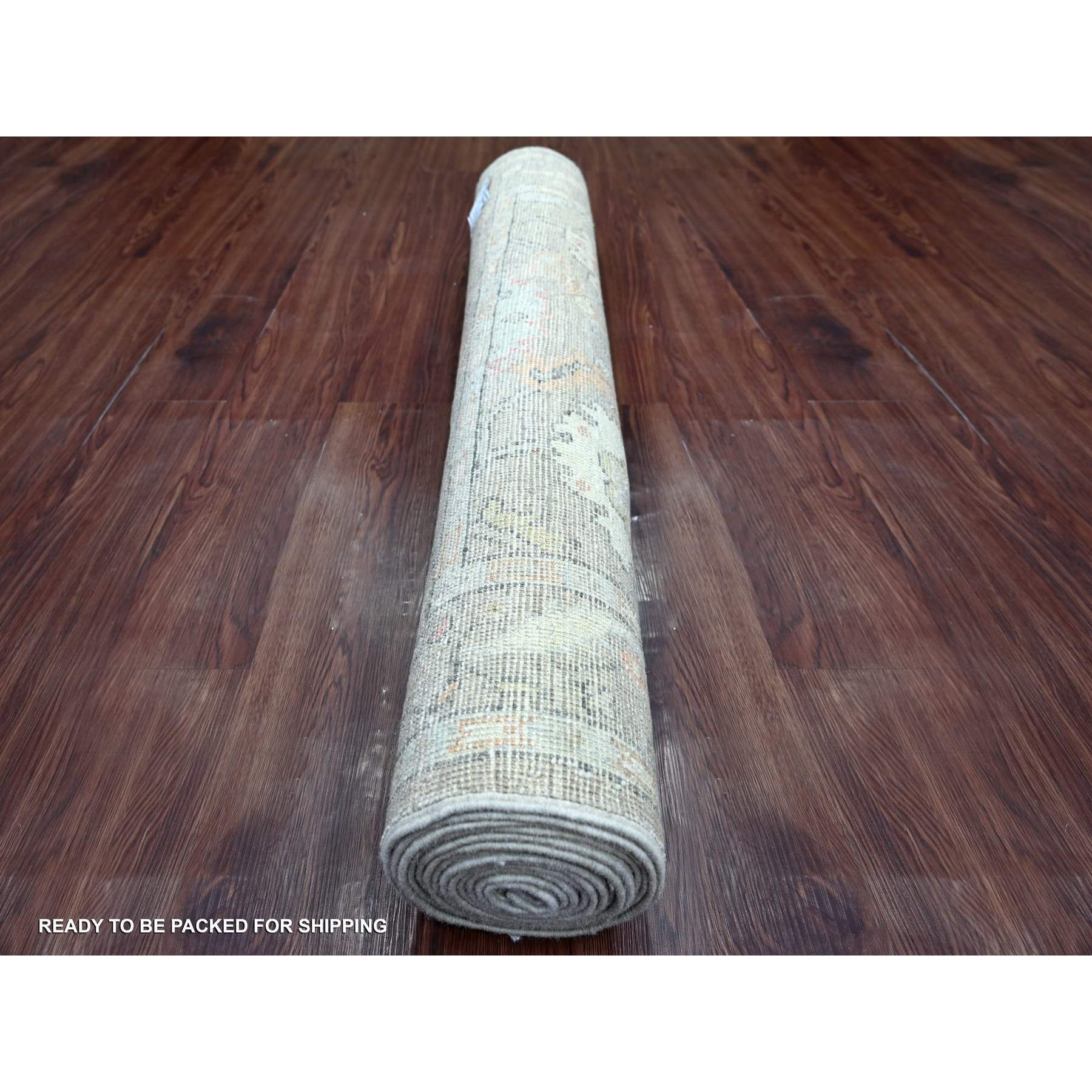 Oushak-And-Peshawar-Hand-Knotted-Rug-111990