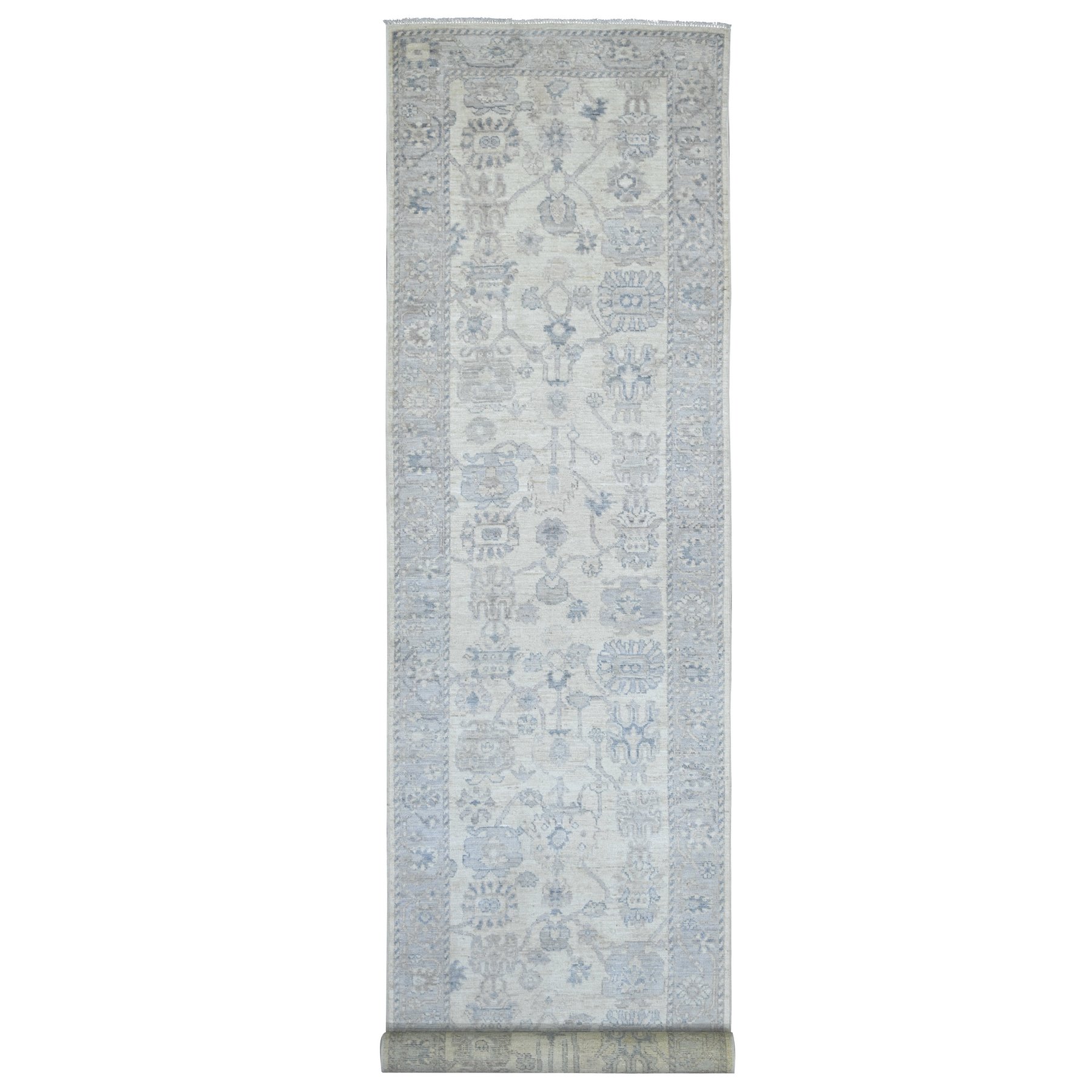 Oushak-And-Peshawar-Hand-Knotted-Rug-111995