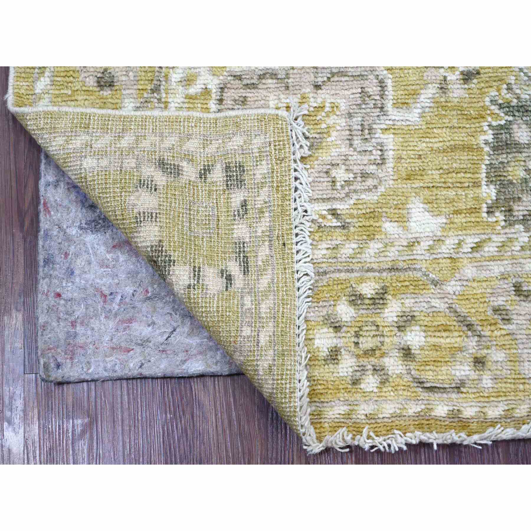 Oushak-And-Peshawar-Hand-Knotted-Rug-112000
