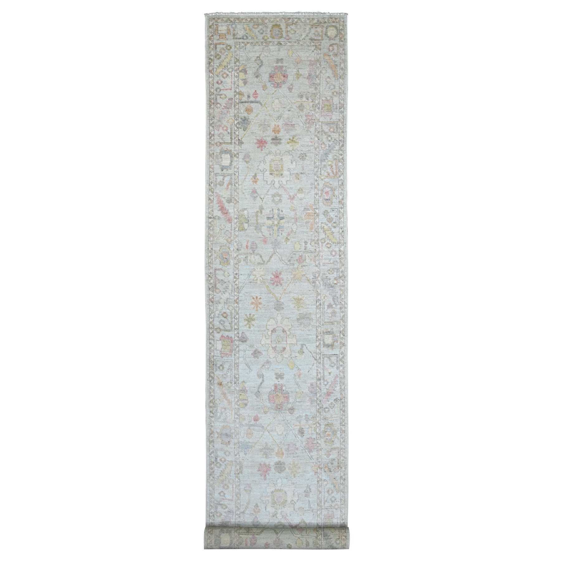 Oushak-And-Peshawar-Hand-Knotted-Rug-112015